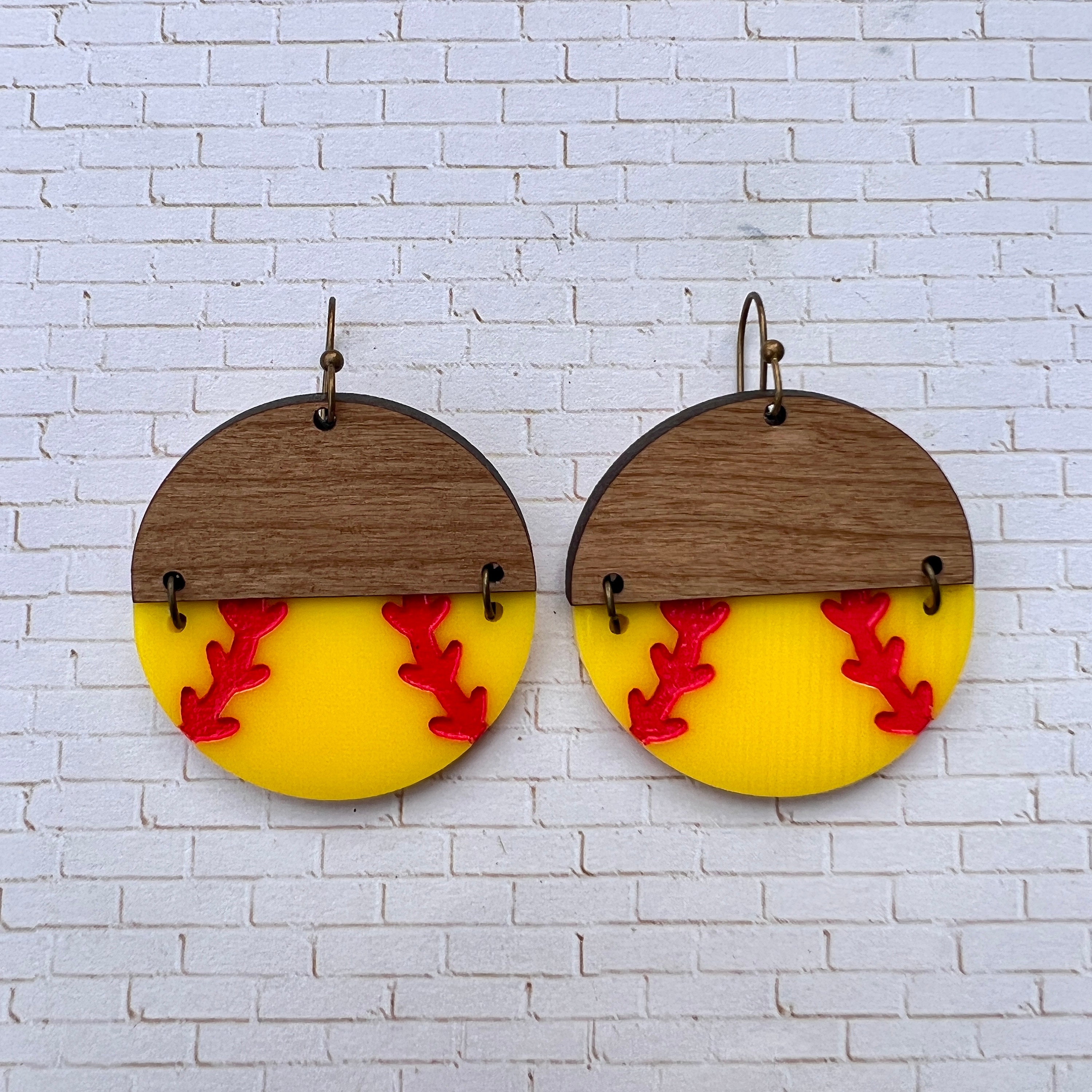 Softball Earrings view 3