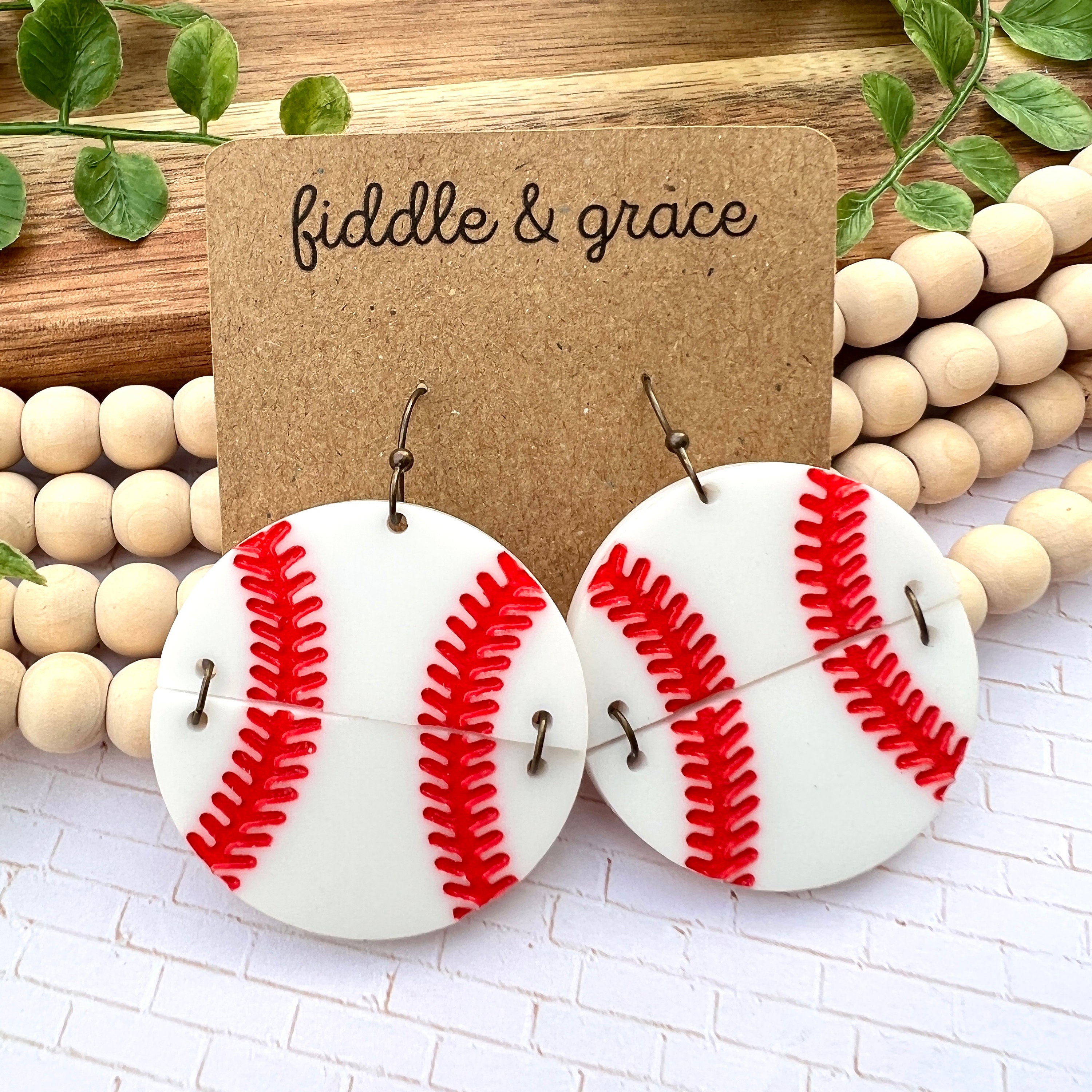Baseball Earrings | Earrings | Baseball Earrings | Baseba...