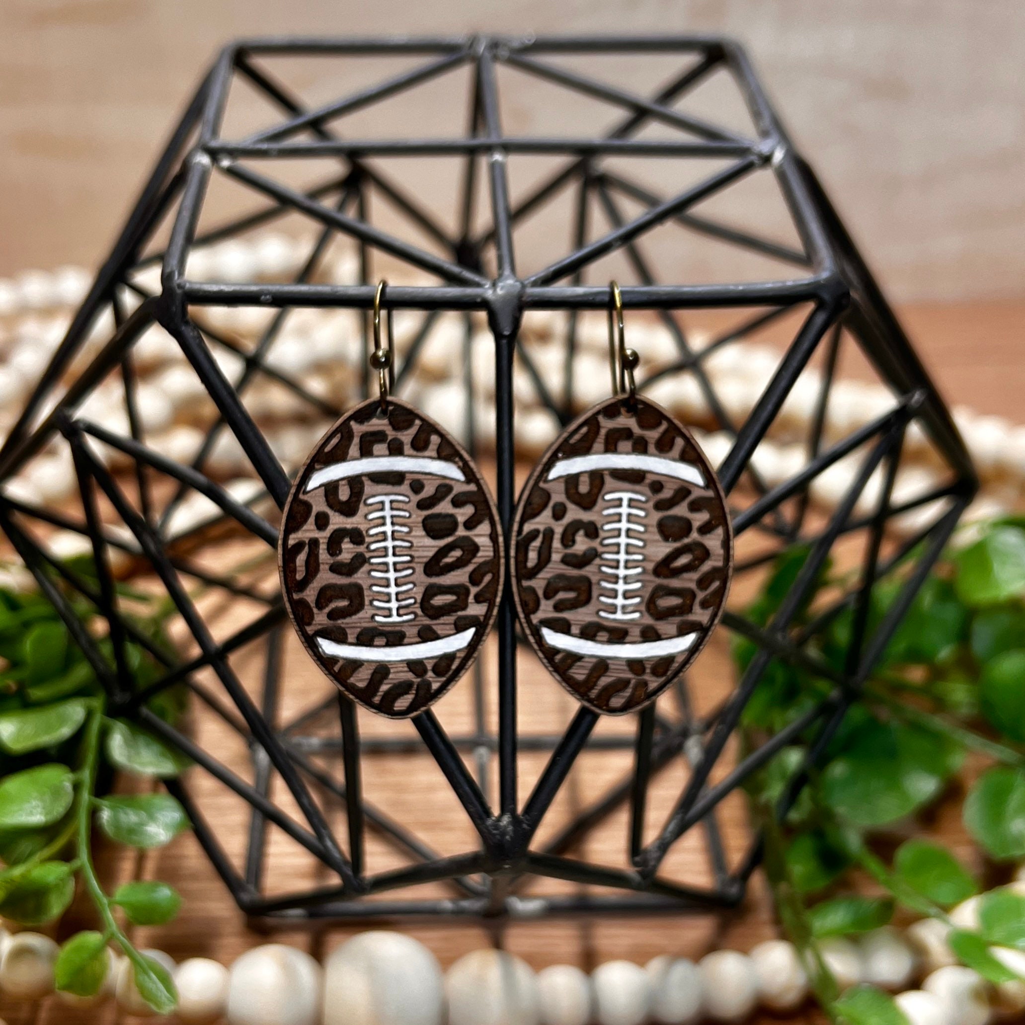 Football Earrings view 2