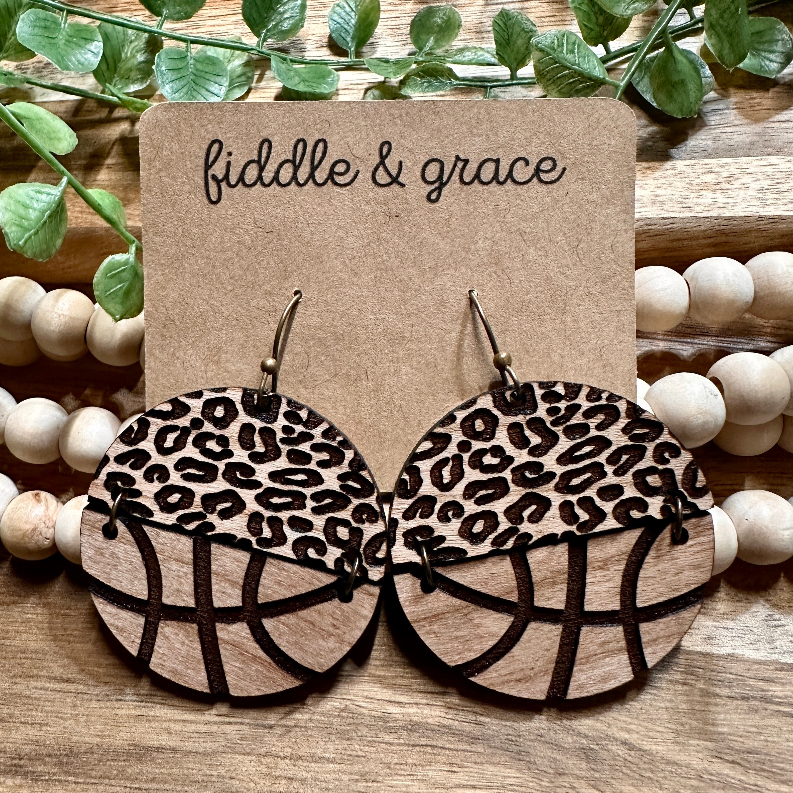 Basketball Earrings | Earrings | Basketball Earrings | Wo...