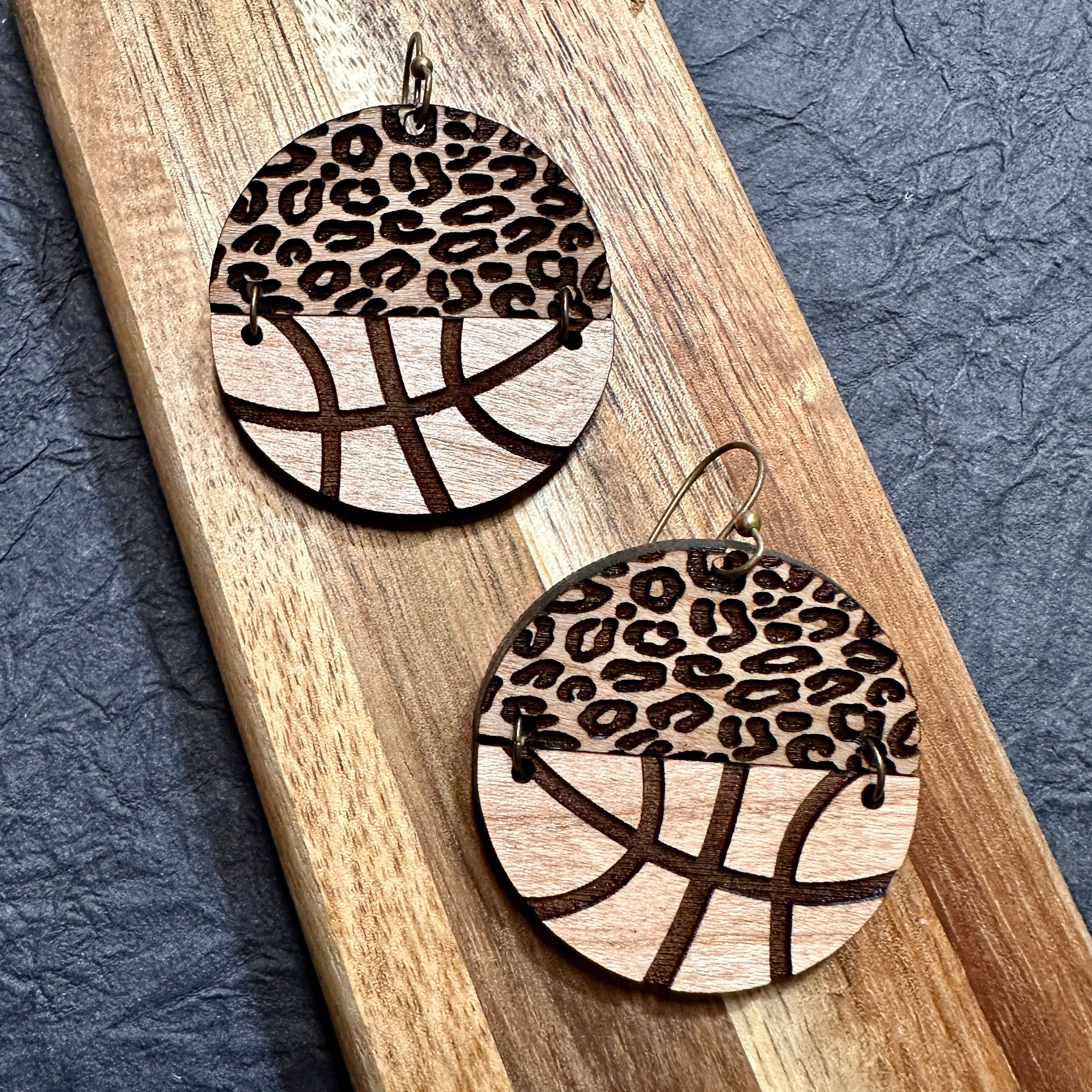 Basketball Earrings view 2