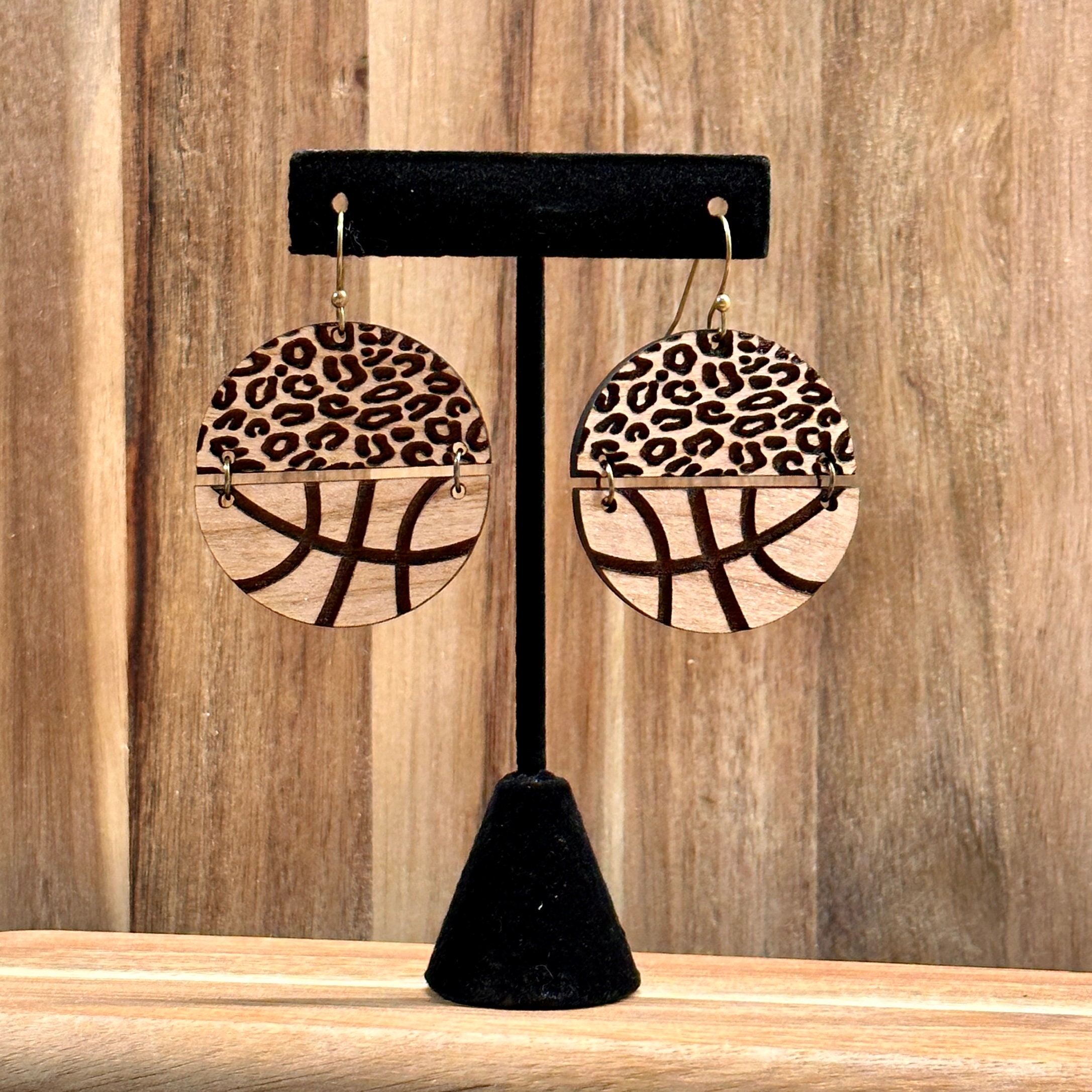 Basketball Earrings view 3