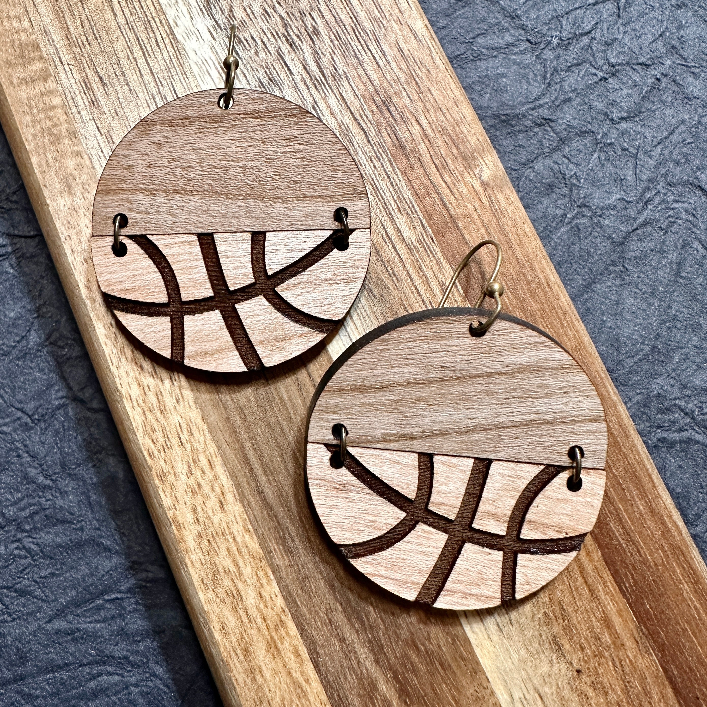 Basketball Earrings view 2