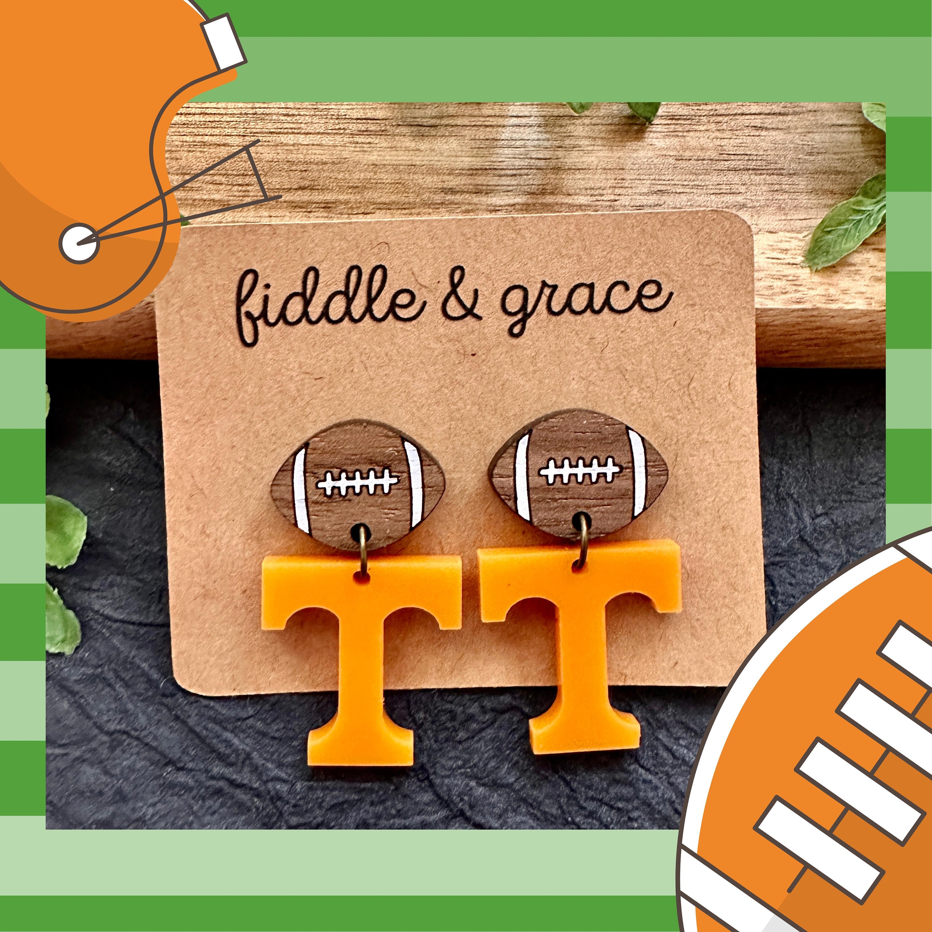 Game Day Earrings | Volunteer Earrings | UT Earrings | Ea...