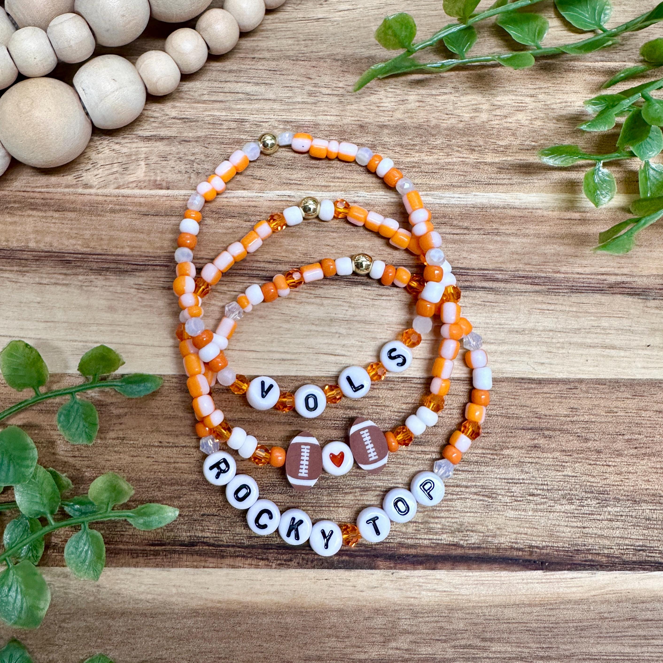 Game Day Bracelet Stack | Vols Bracelets | Vols Bracelet...