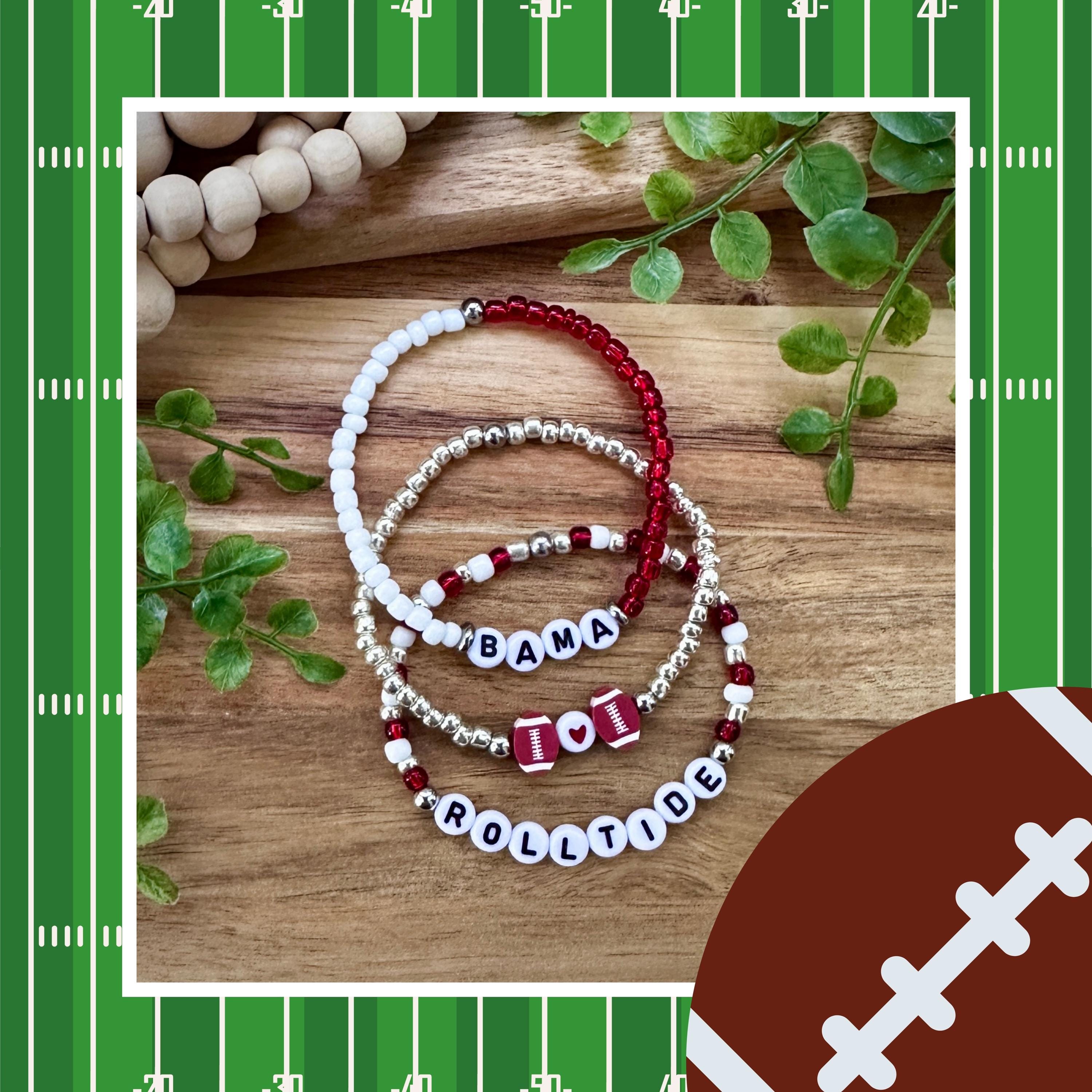 Game Day Bracelet Stack | Bama Bracelet Stack | Bama Brac...