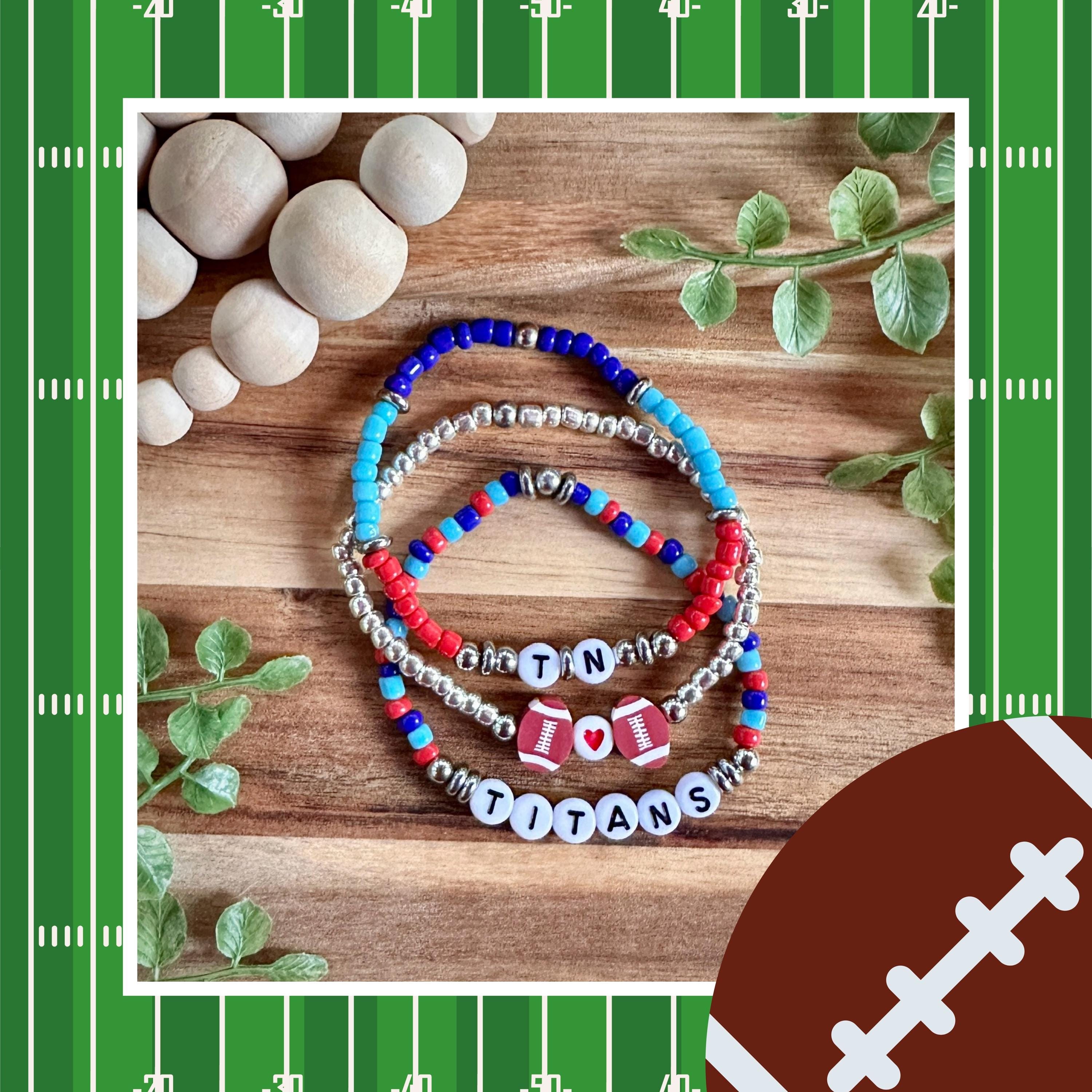 Game Day Bracelet Stack | Titans Bracelet Stack | Titans...