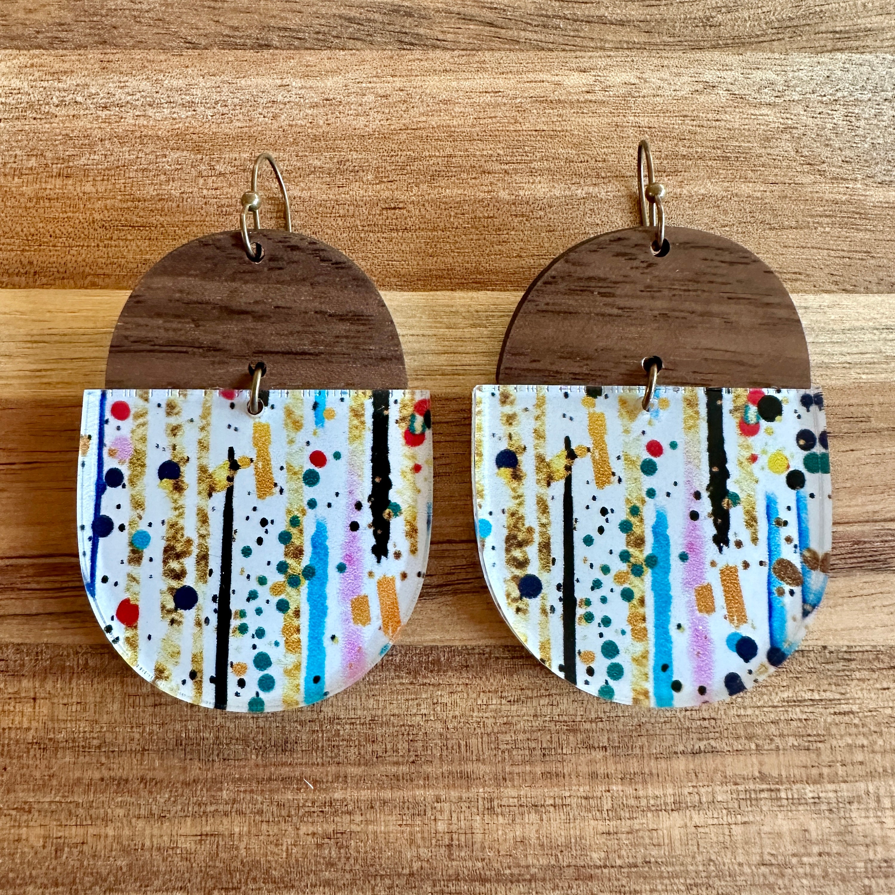 Acrylic Earrings view 2