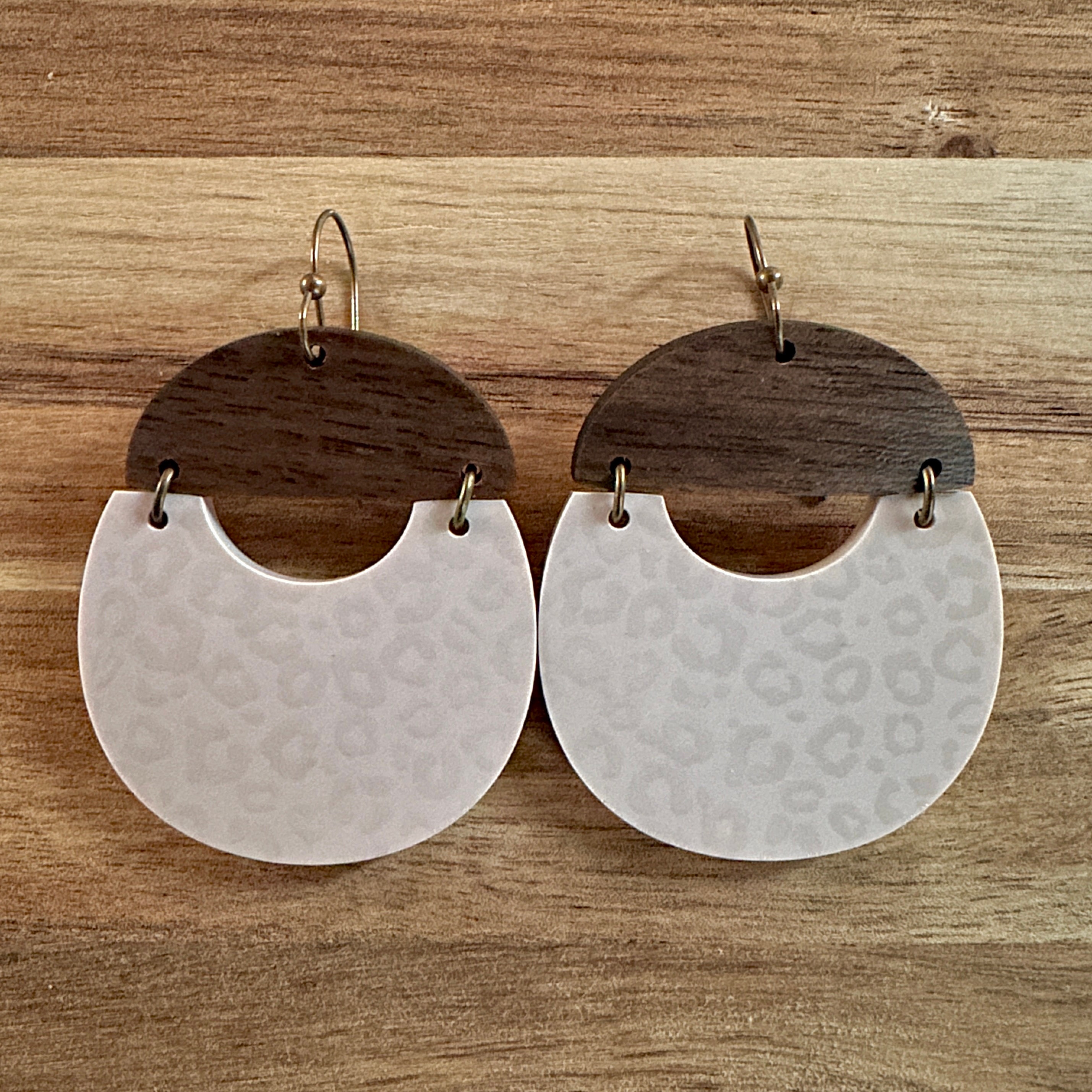 Leopard Print Earrings view 2