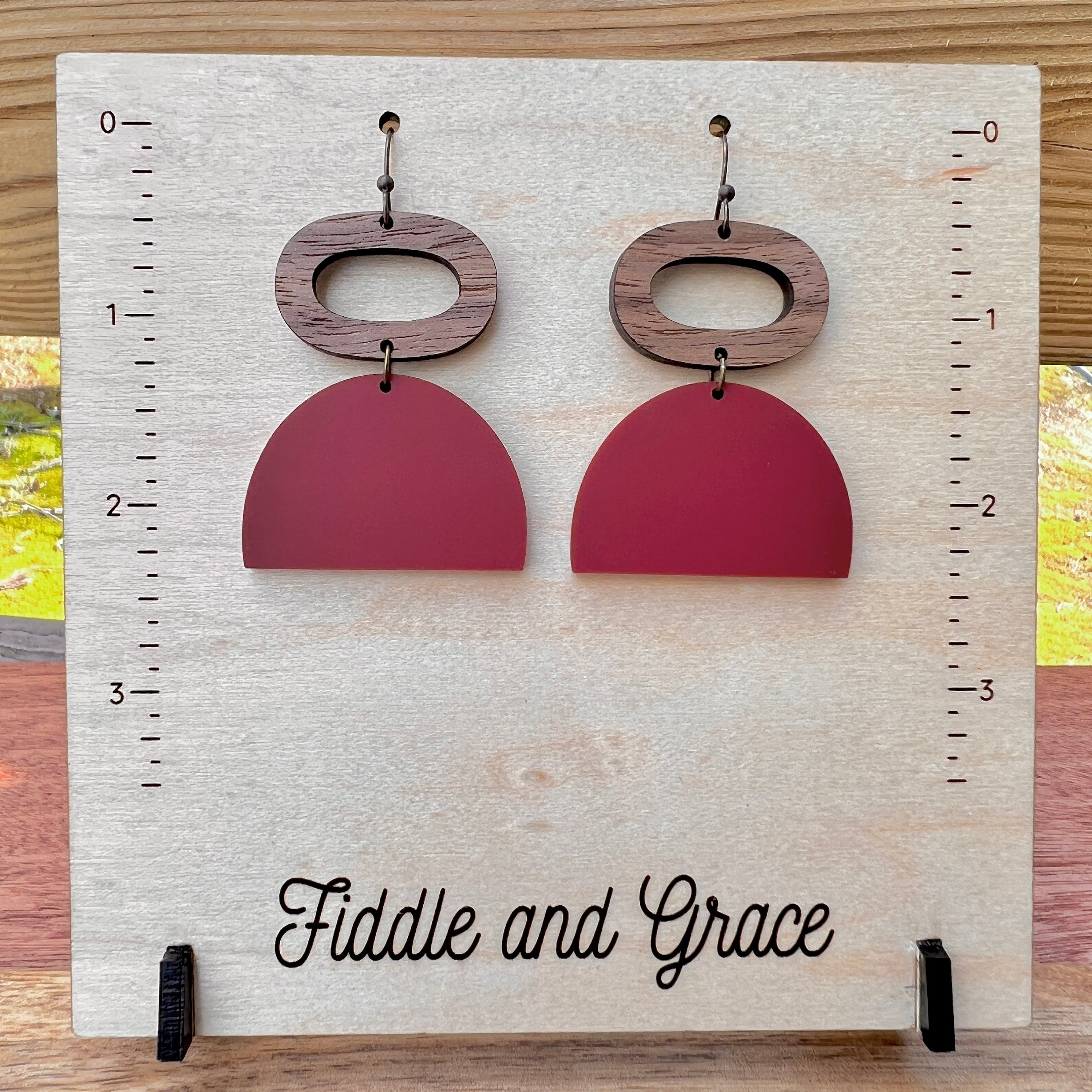 Acrylic Earrings view 2