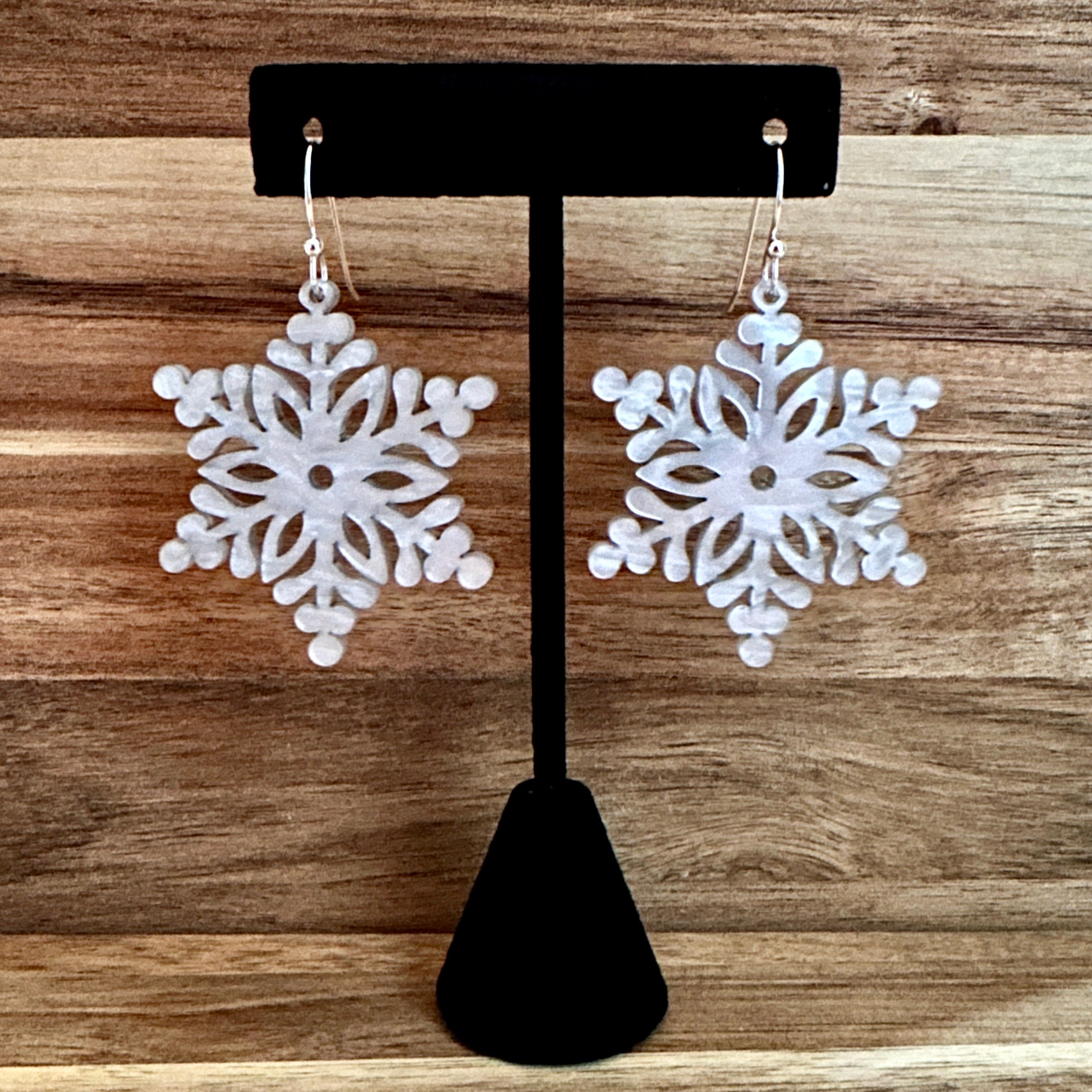 Snowflake Earrings view 2