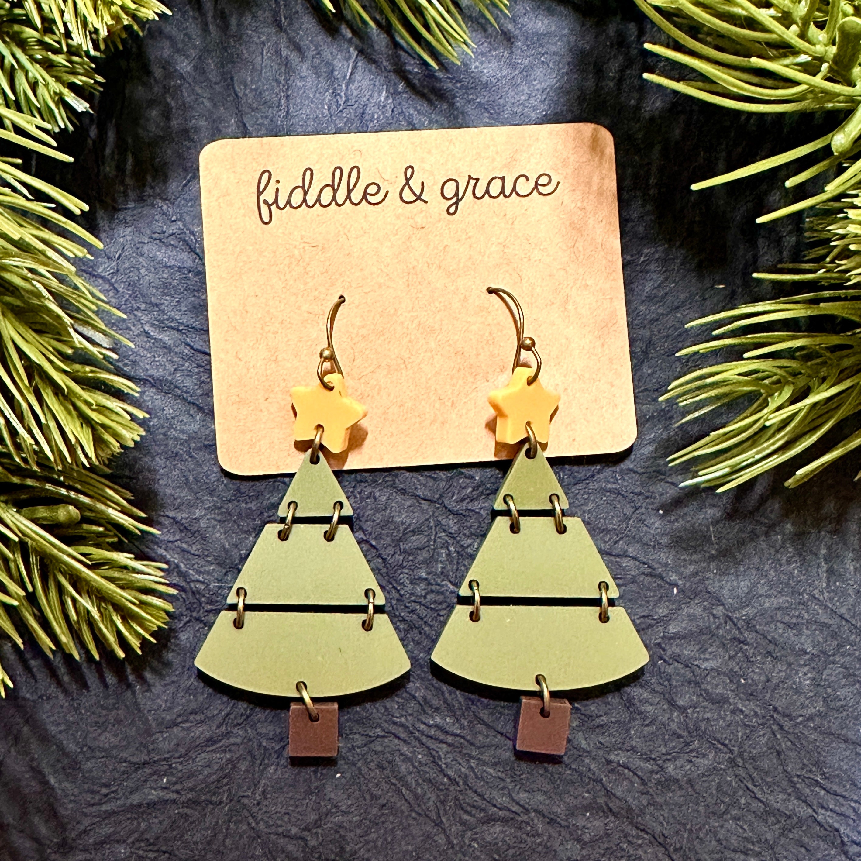 Christmas Earrings | Christmas | Earrings | Christmas Tre...
