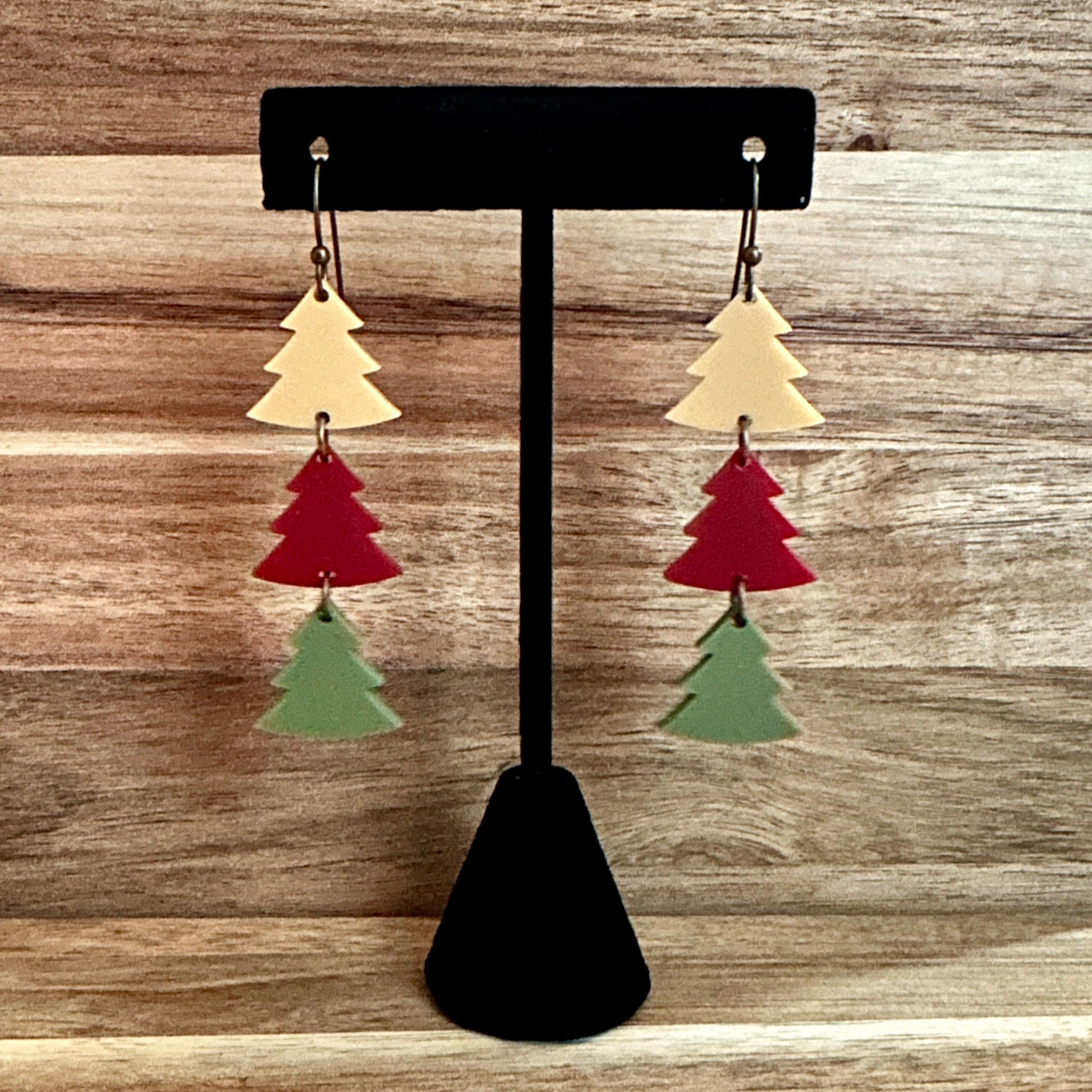 Christmas Tree Earrings view 4