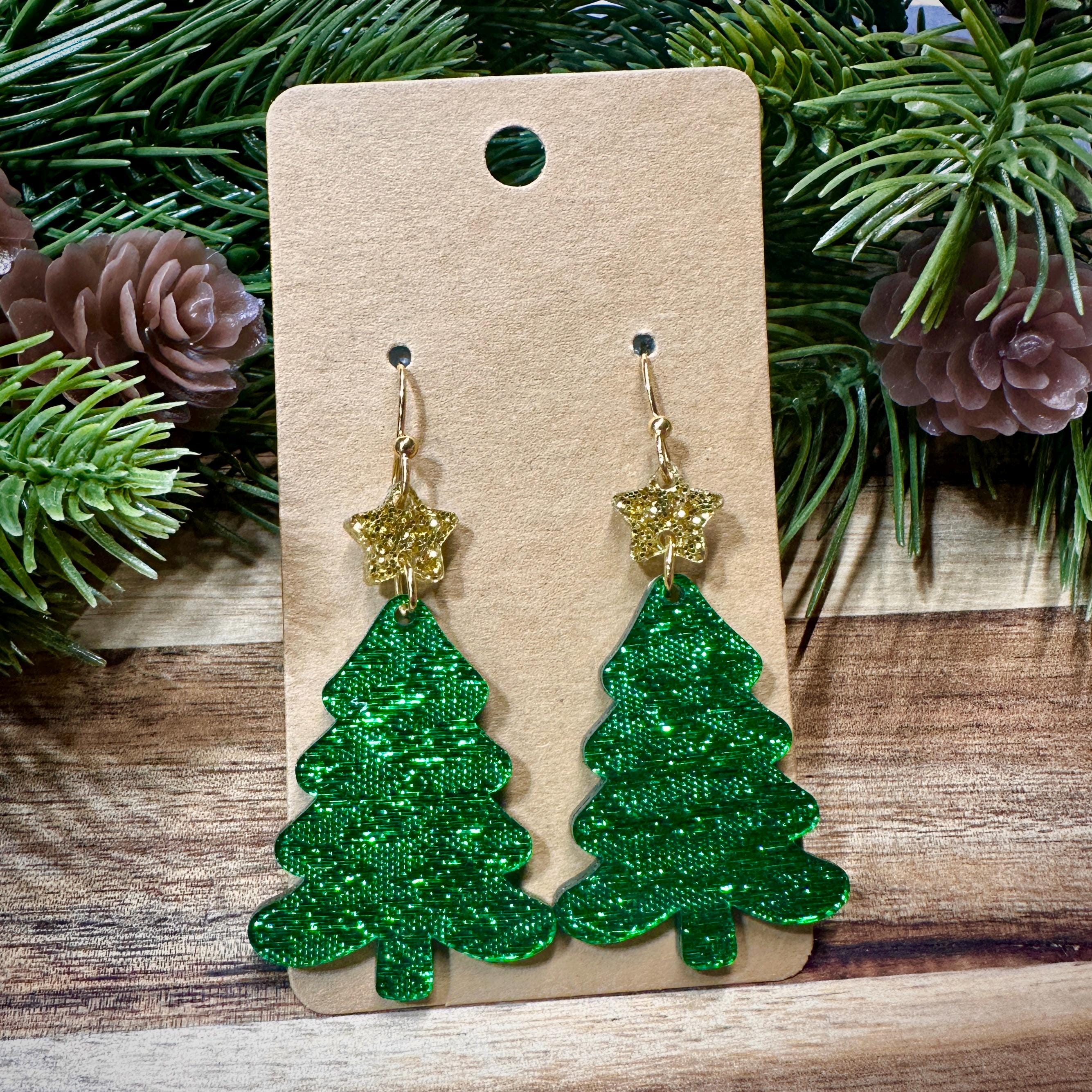 Christmas Earrings | Earrings | Christmas Tree Earrings |...