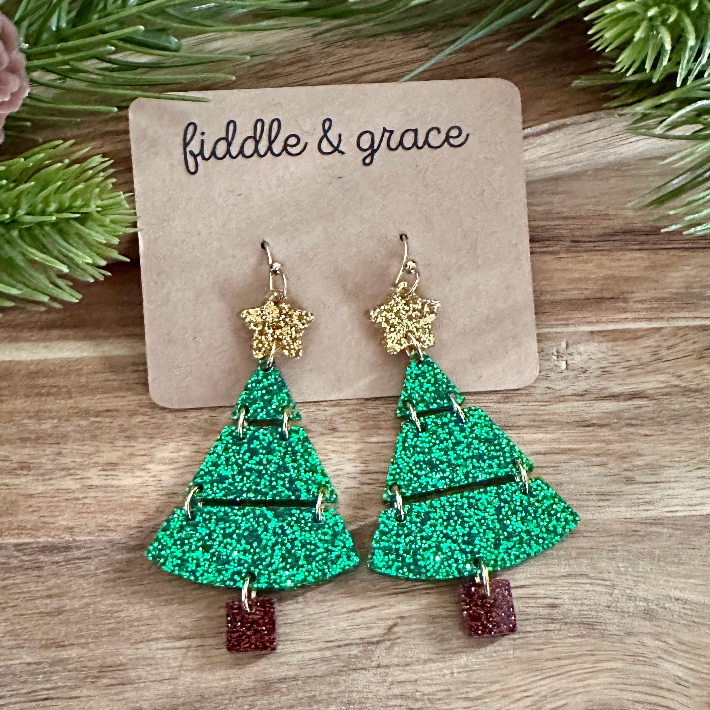 Christmas Earrings | Earrings | Christmas Tree Earrings |...