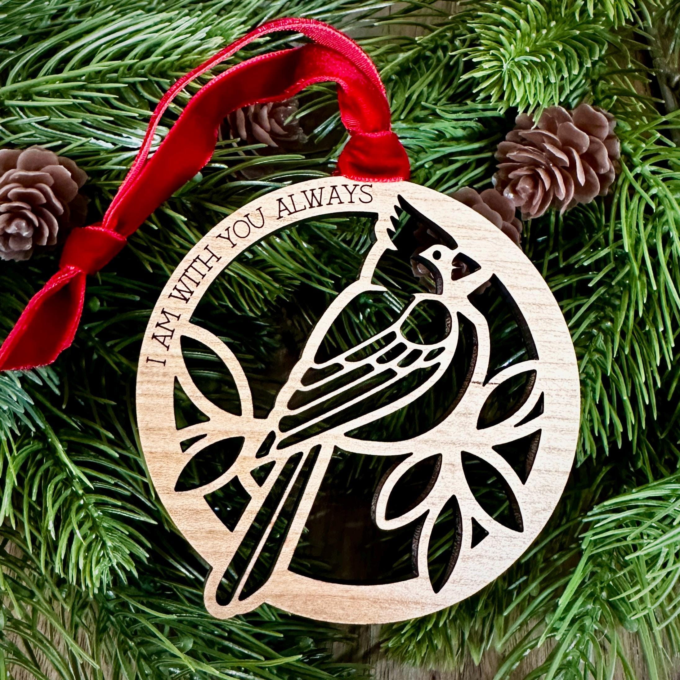 Cardinal Ornament | Cardinal Christmas Ornament | In Memo...