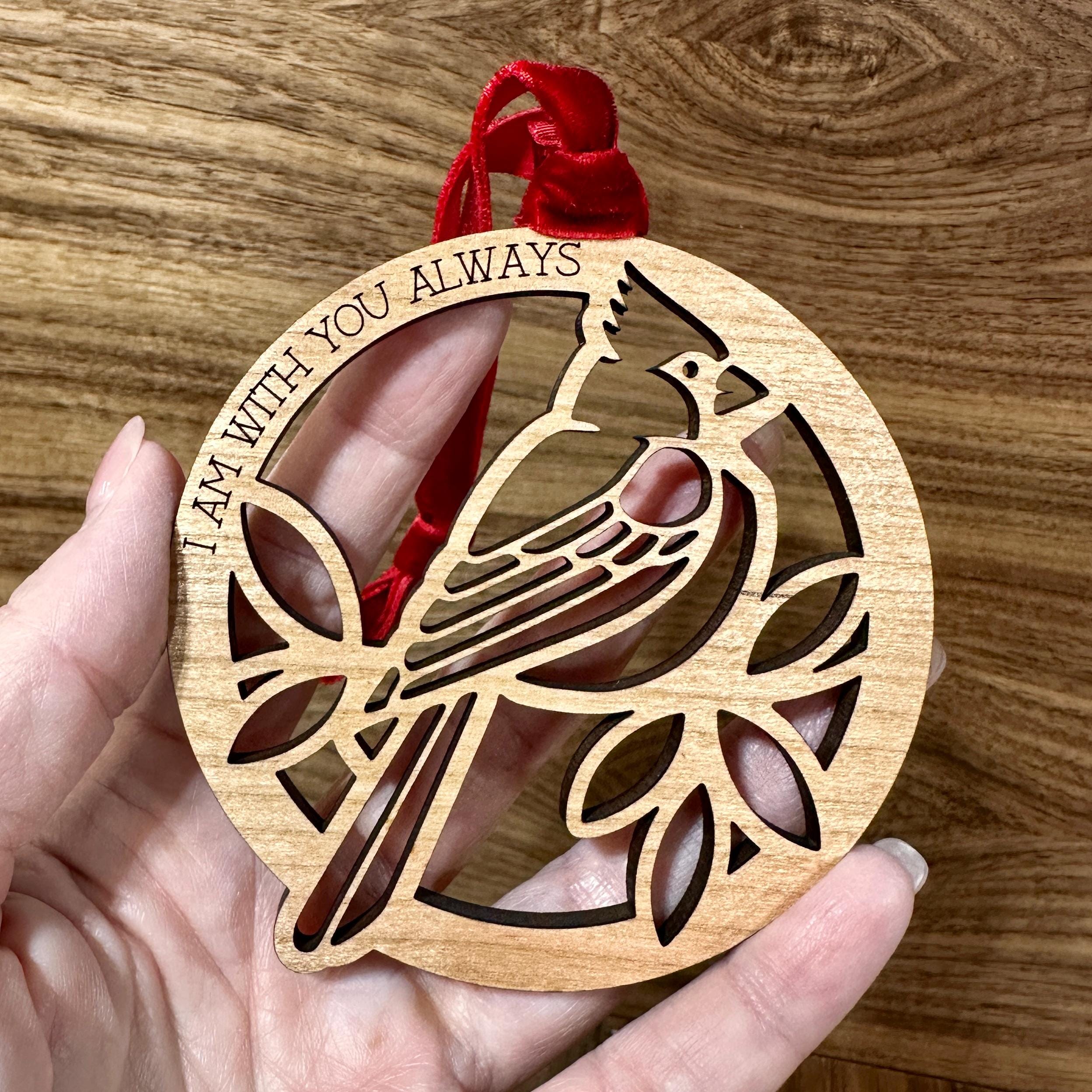 Cardinal Ornament view 2