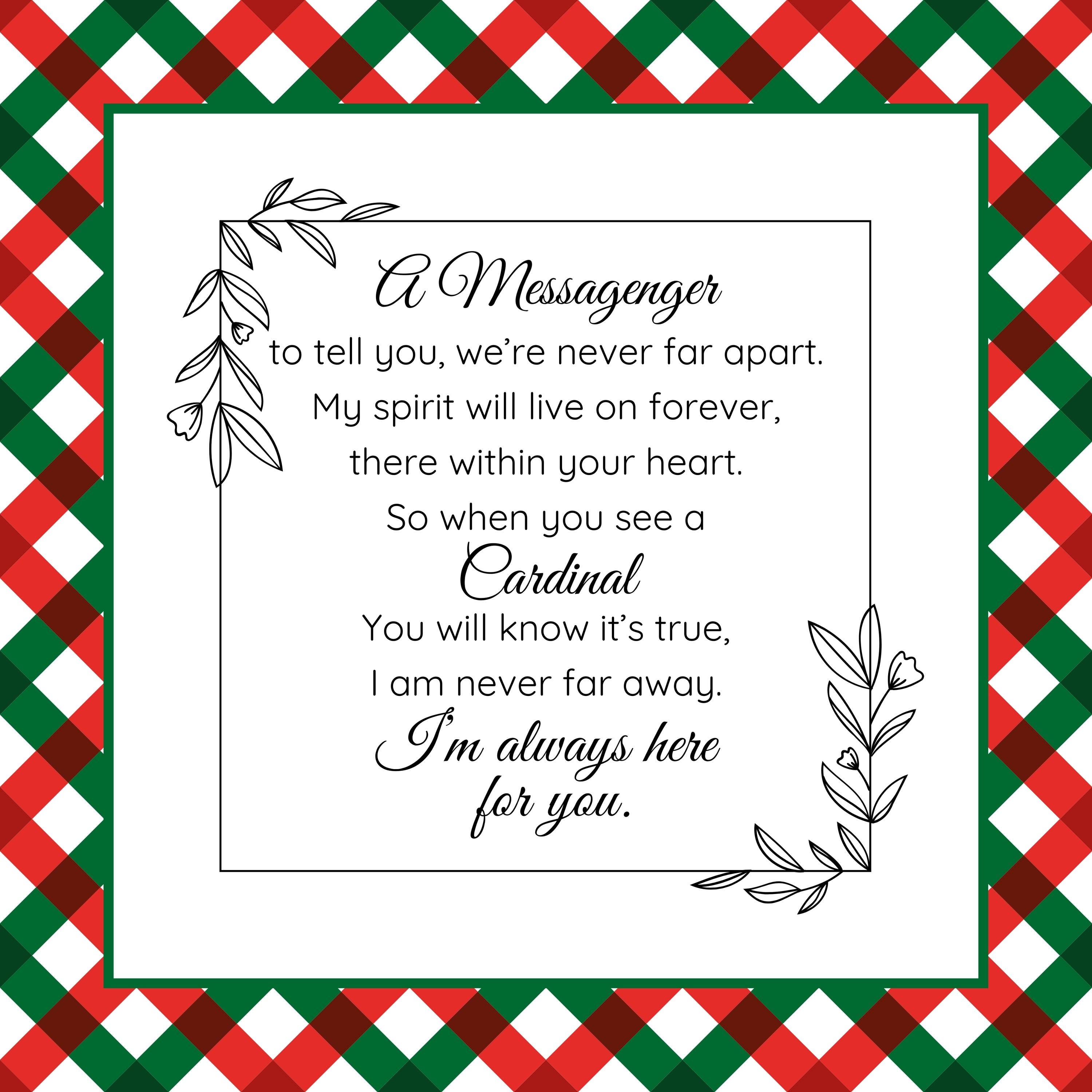 Cardinal Ornament view 3