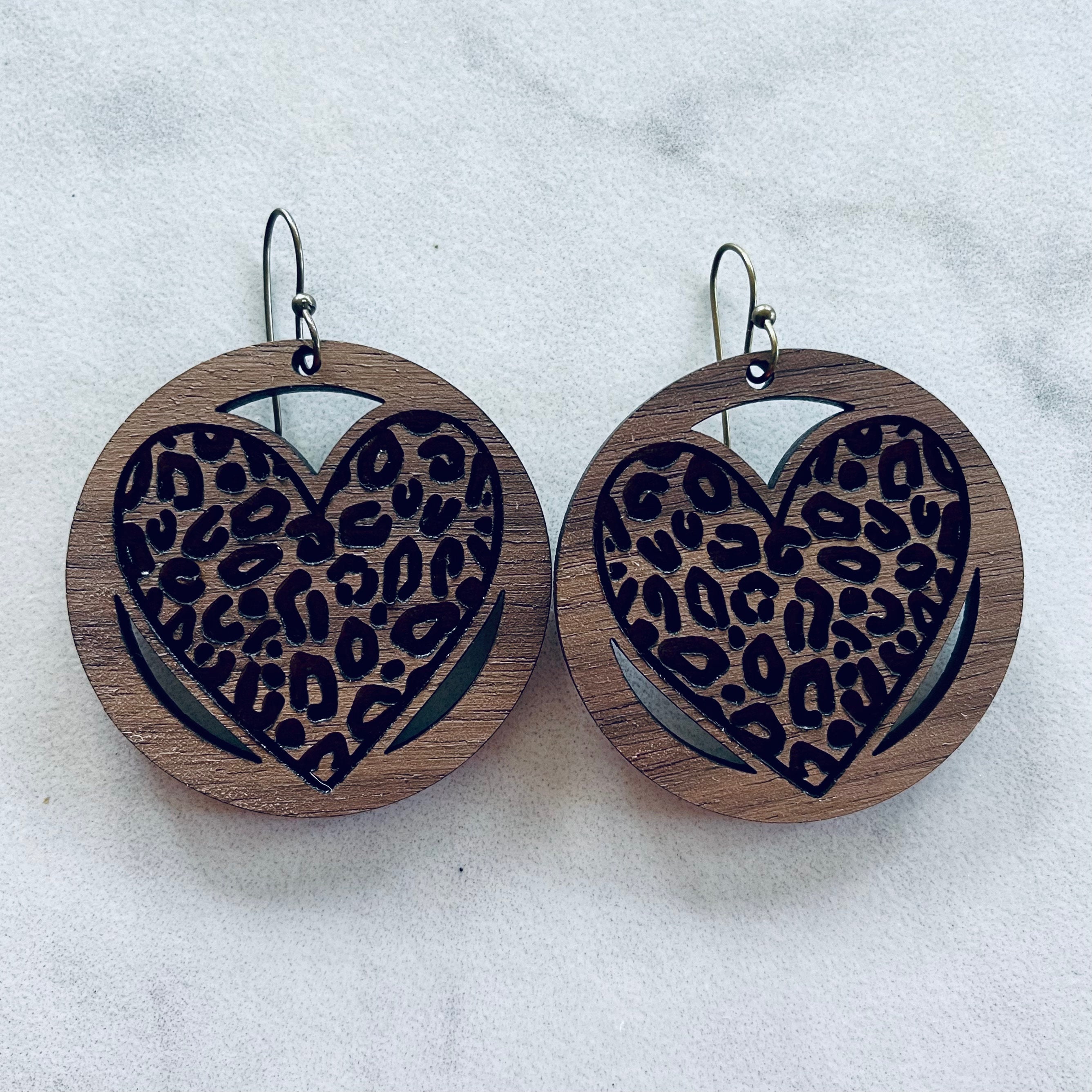 Leopard Earrings view 2