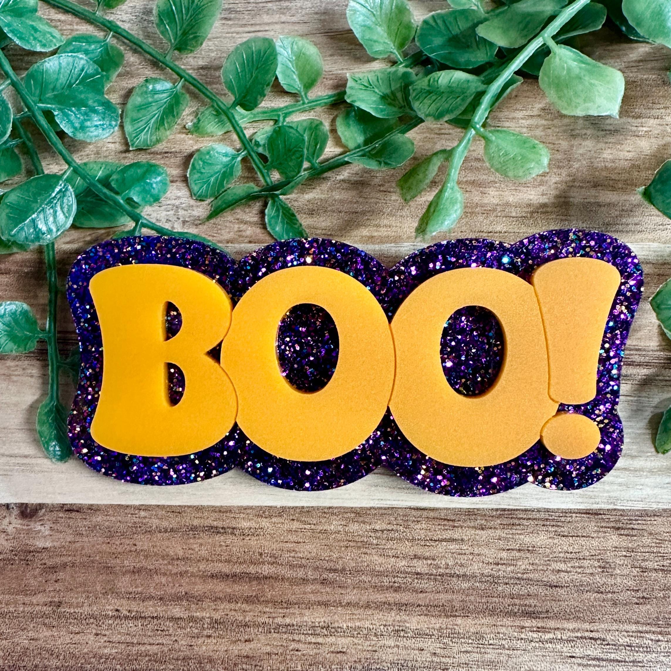Halloween Hair Clip | BOO Hair Clip | Cute Hair Clip | BO...