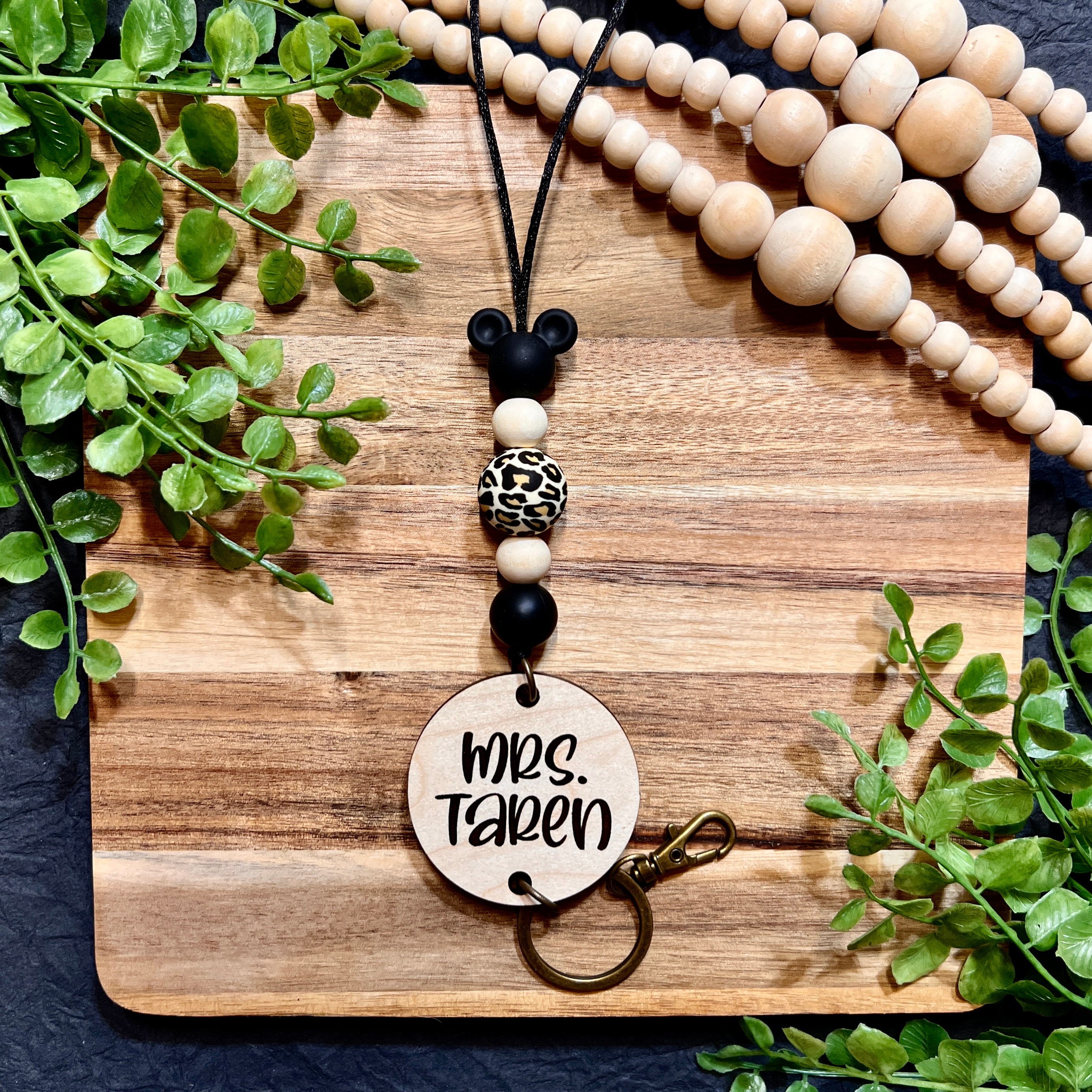 Teacher Lanyard | Lanyard | Teacher | Leopard | Lanyard B...