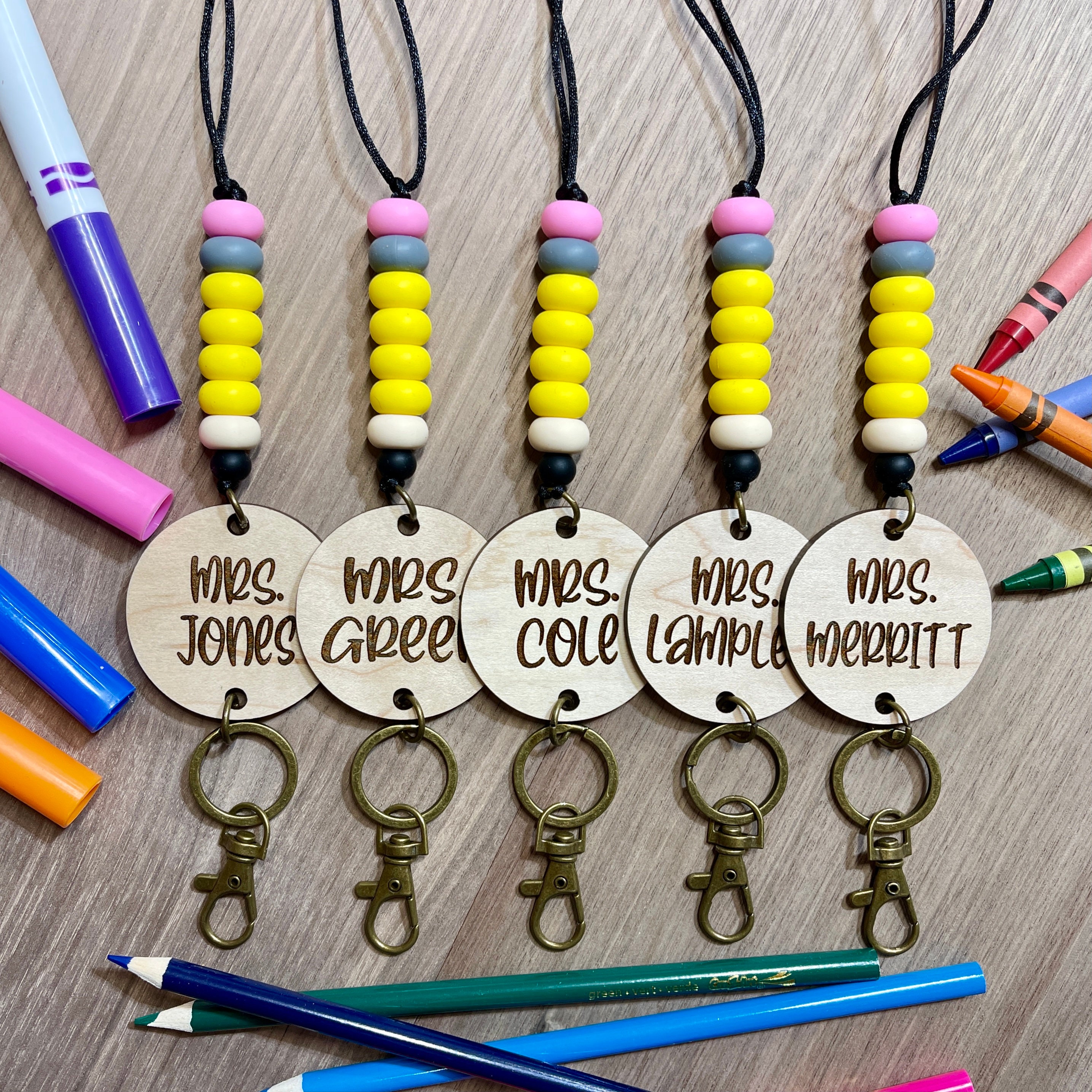 Teacher Lanyard | Lanyard | Teacher | Pencil Teacher Lany...