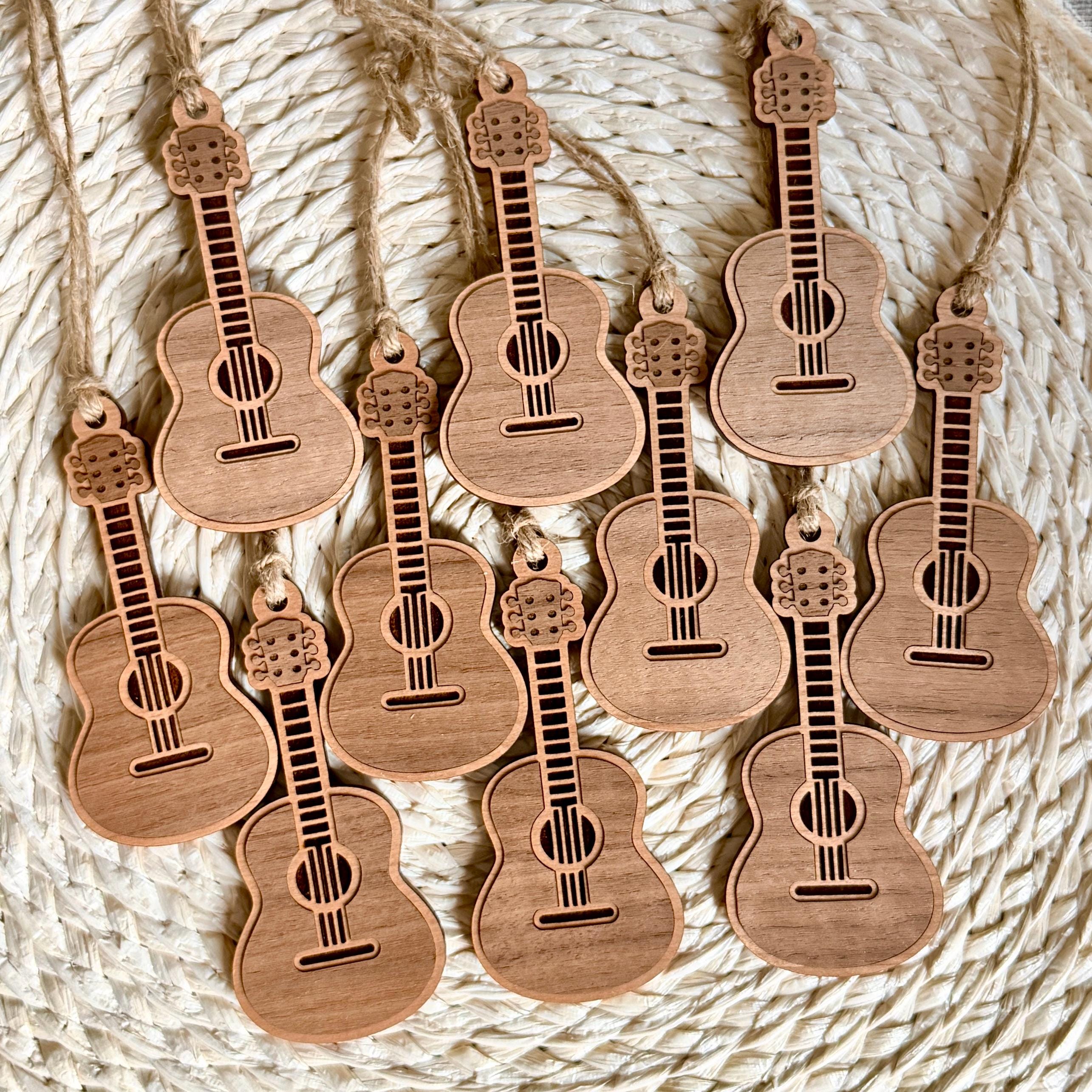 Wooden Acoustic Guitar Ornament view 5