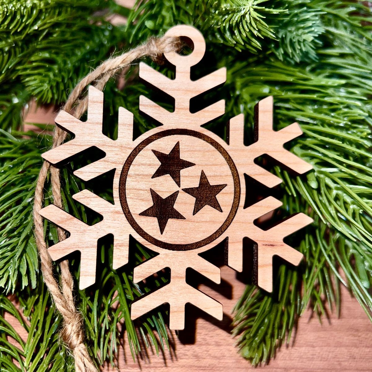 Tennessee Tri-Star State Ornament