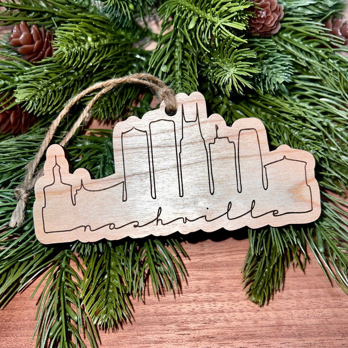 Nashville Skyline City Ornament
