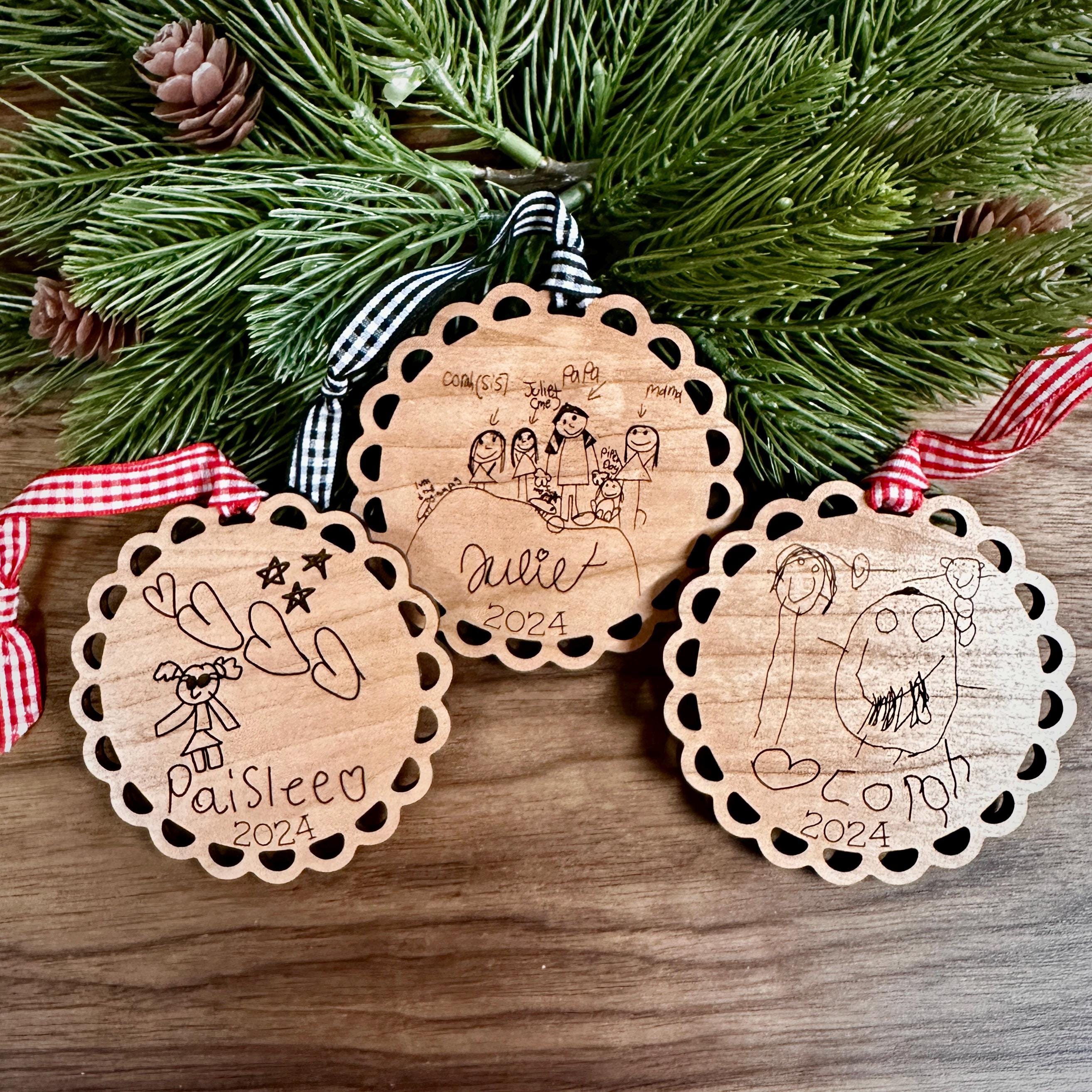 Christmas Ornament | Children's Artwork Ornament | Your C...