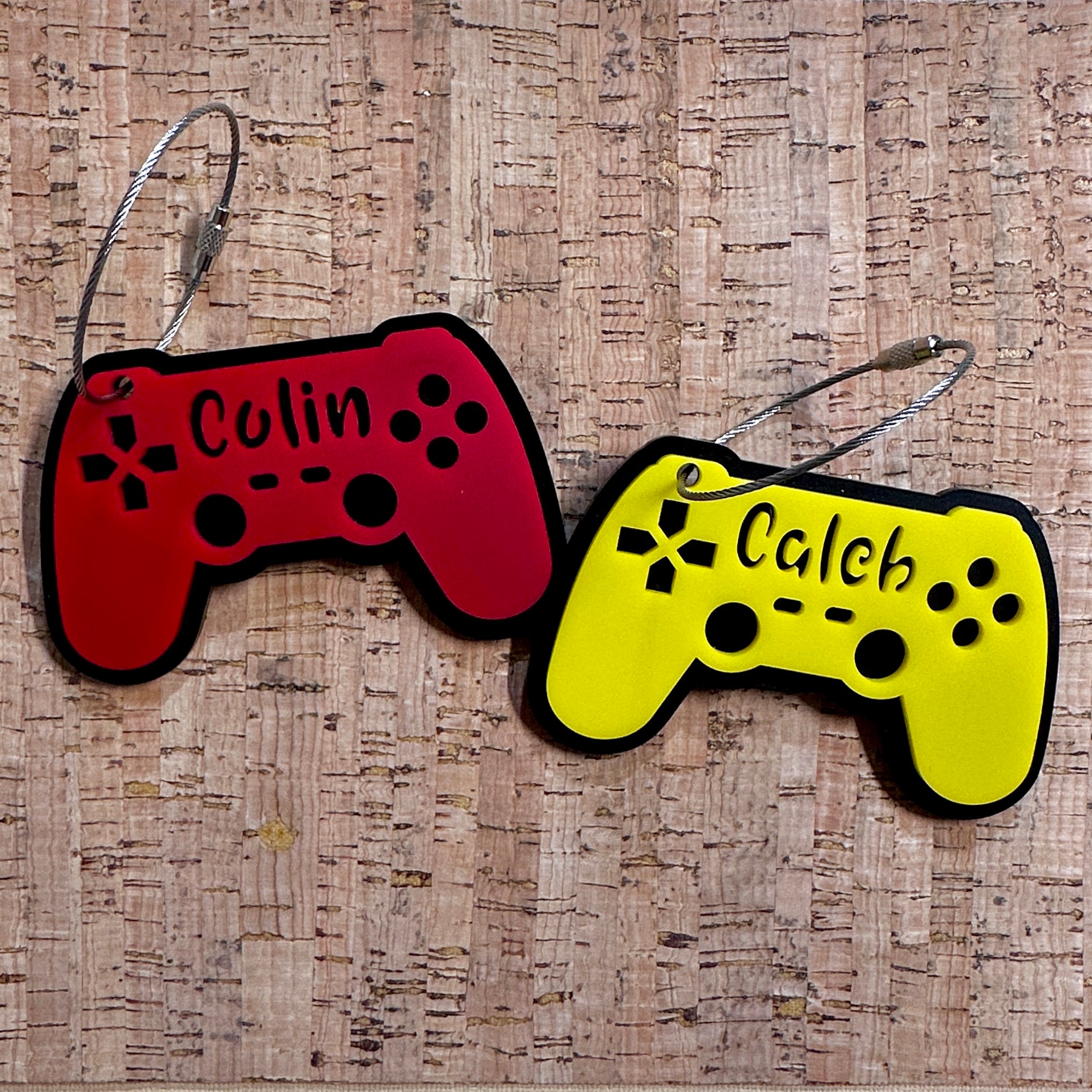 Personalized Game Backpack Tag: Acrylic Name Tag view 2