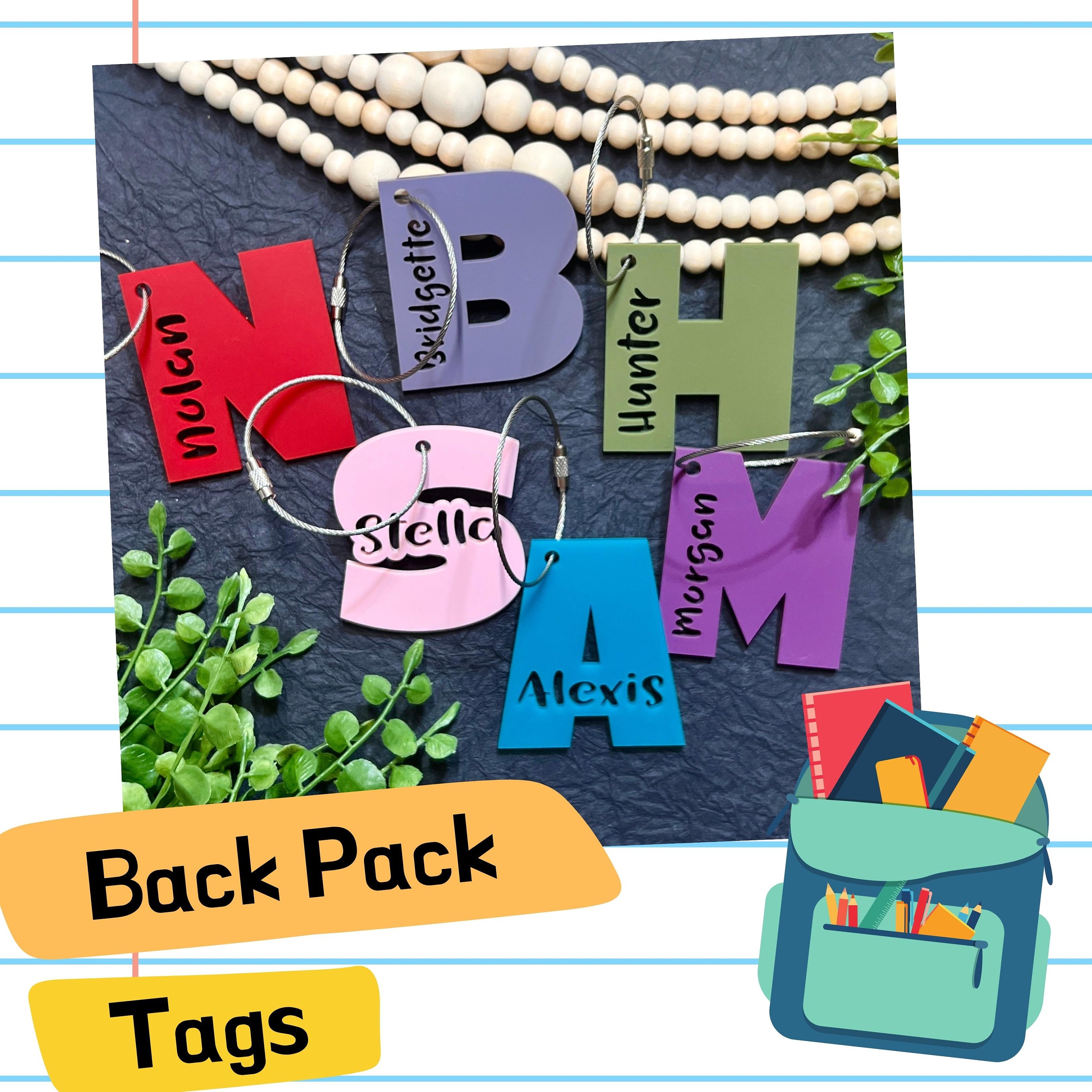 Backpack Name Tags