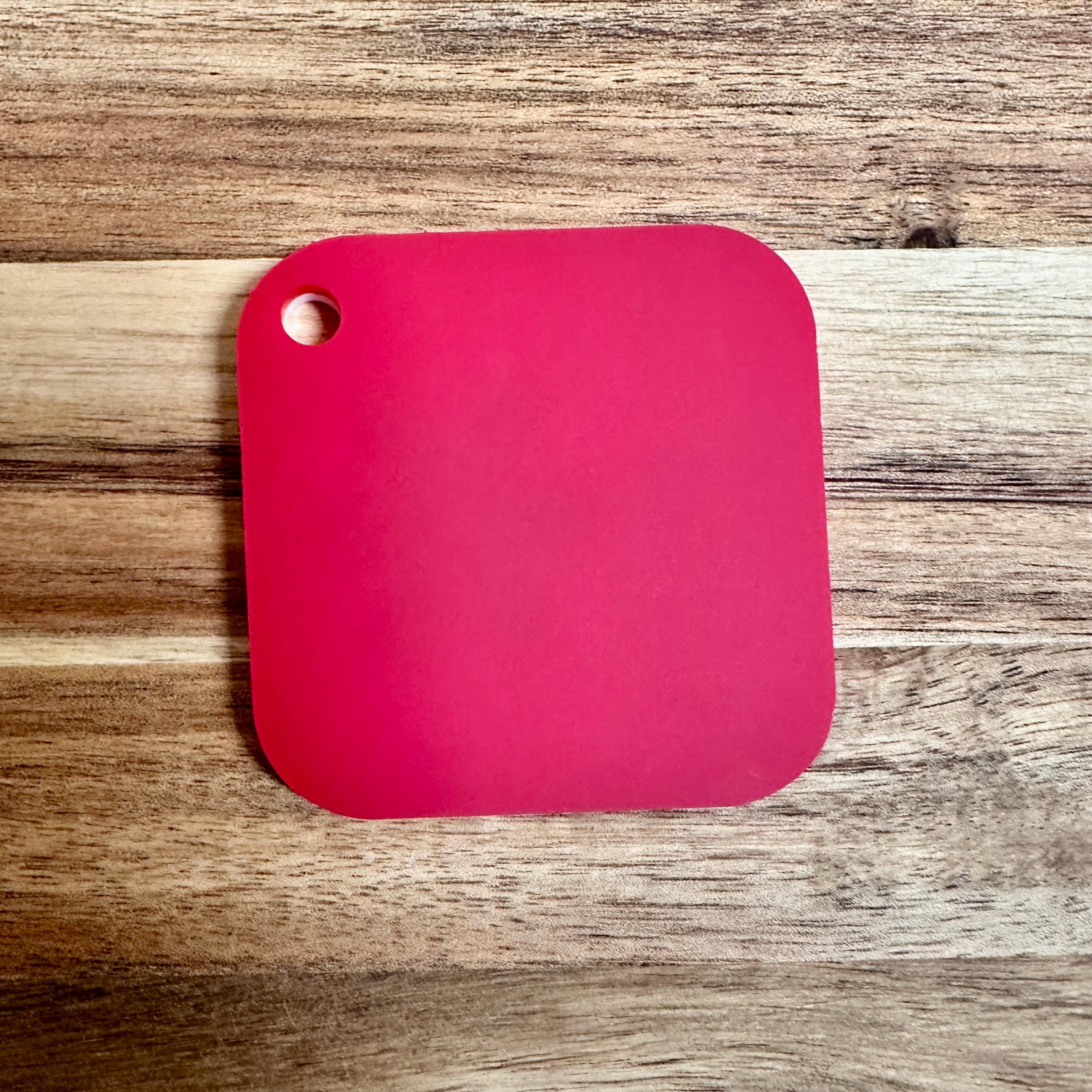 Allergy Alert Acrylic Bag Tag: Medical ID Keychain view 4