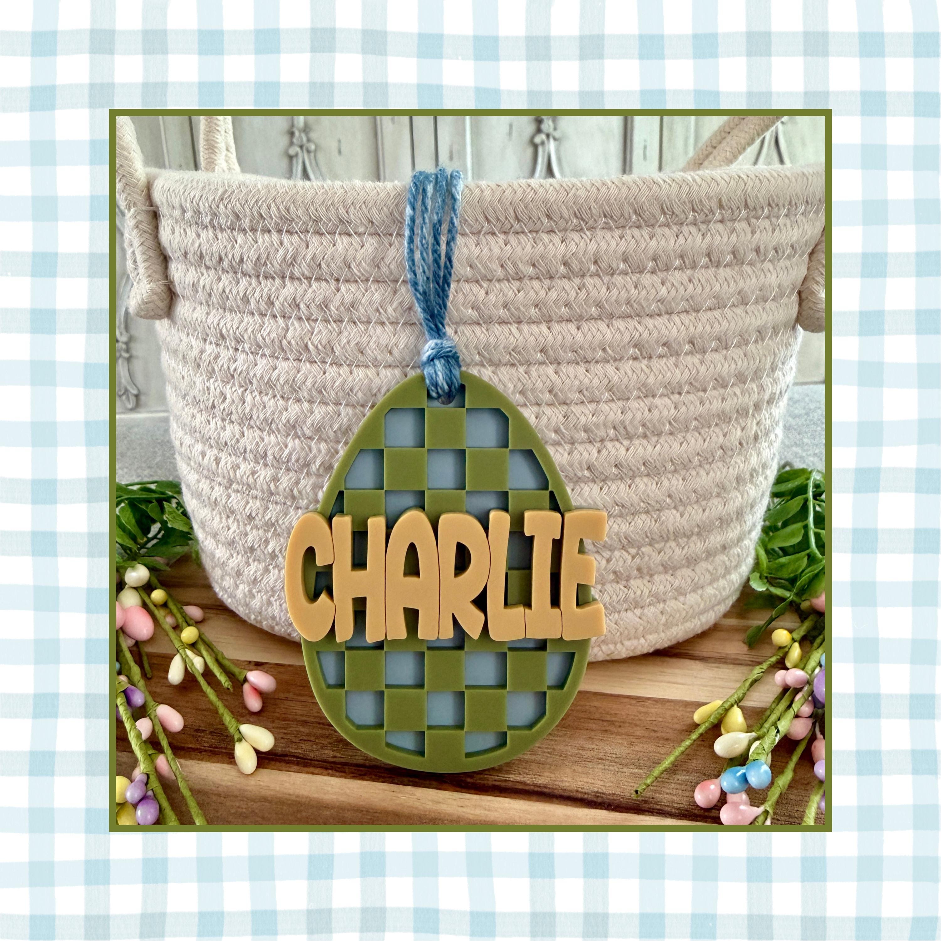 Personalized Easter Basket Tag