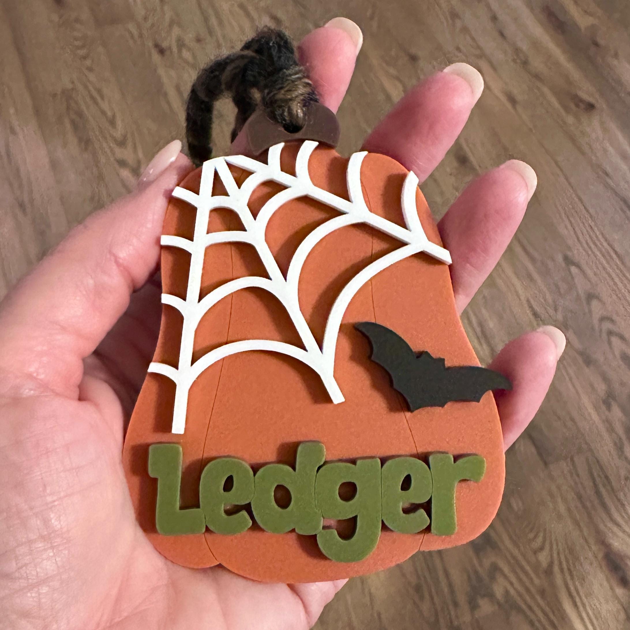 Halloween Basket Tag Boo Basket Tag Acrylic Pumpkin...