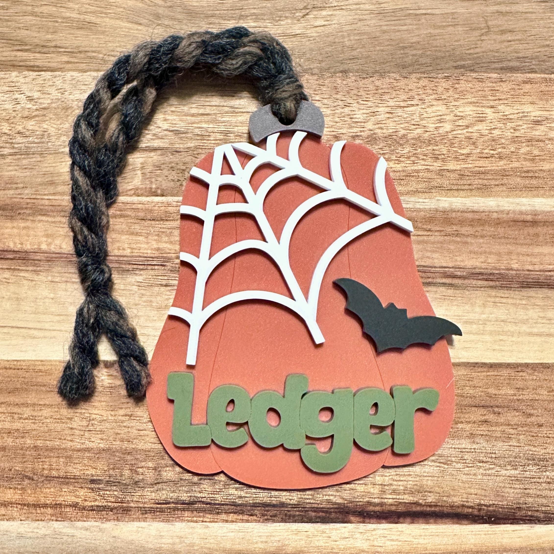 Halloween Basket Tag Boo Basket Tag Acrylic Pumpkin Tag Personalized Boo Basket Tag Custom Halloween Tag Spooky Season Tag Trick Treat Tag view 2