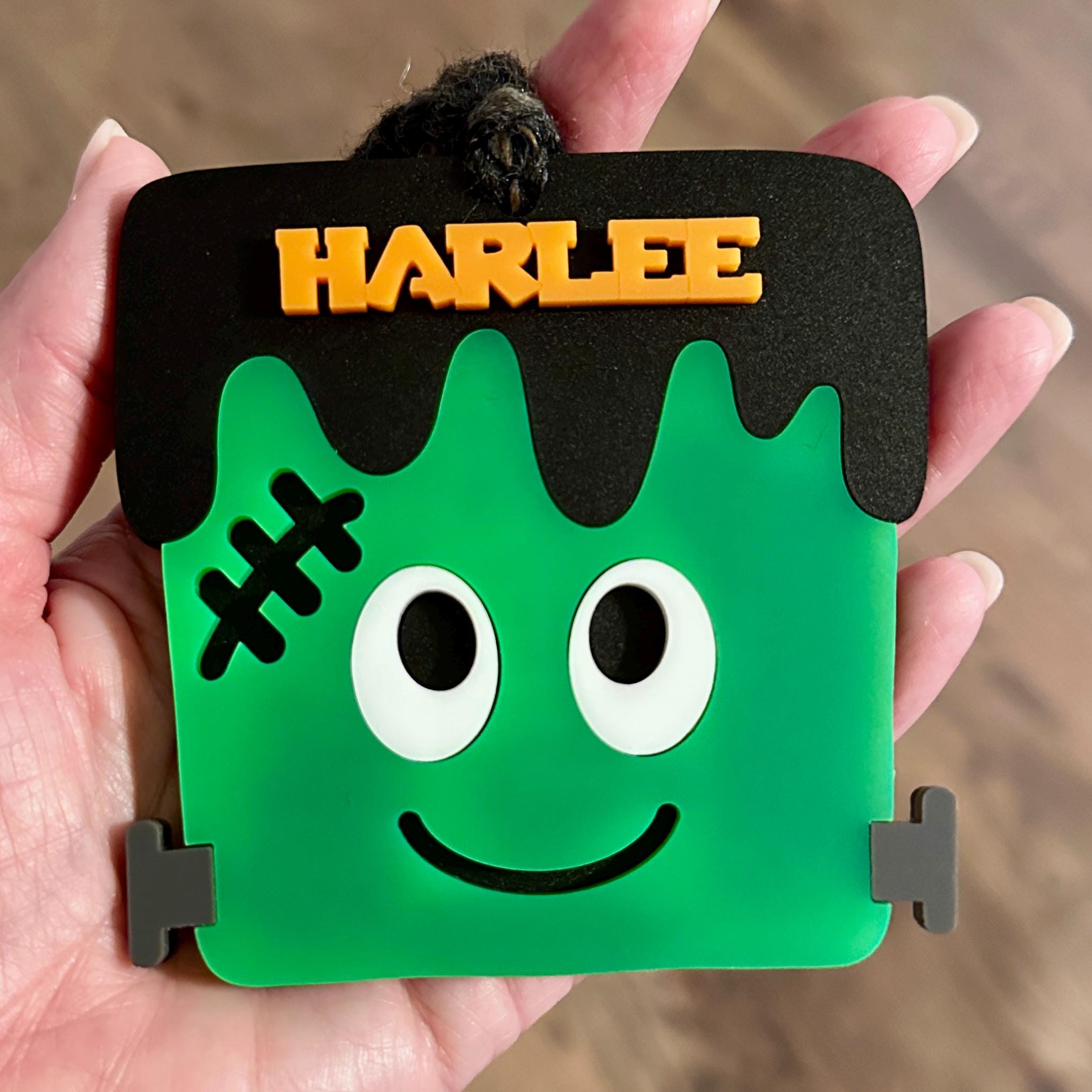 Halloween Basket Tag Boo Basket Tag Acrylic Monster...