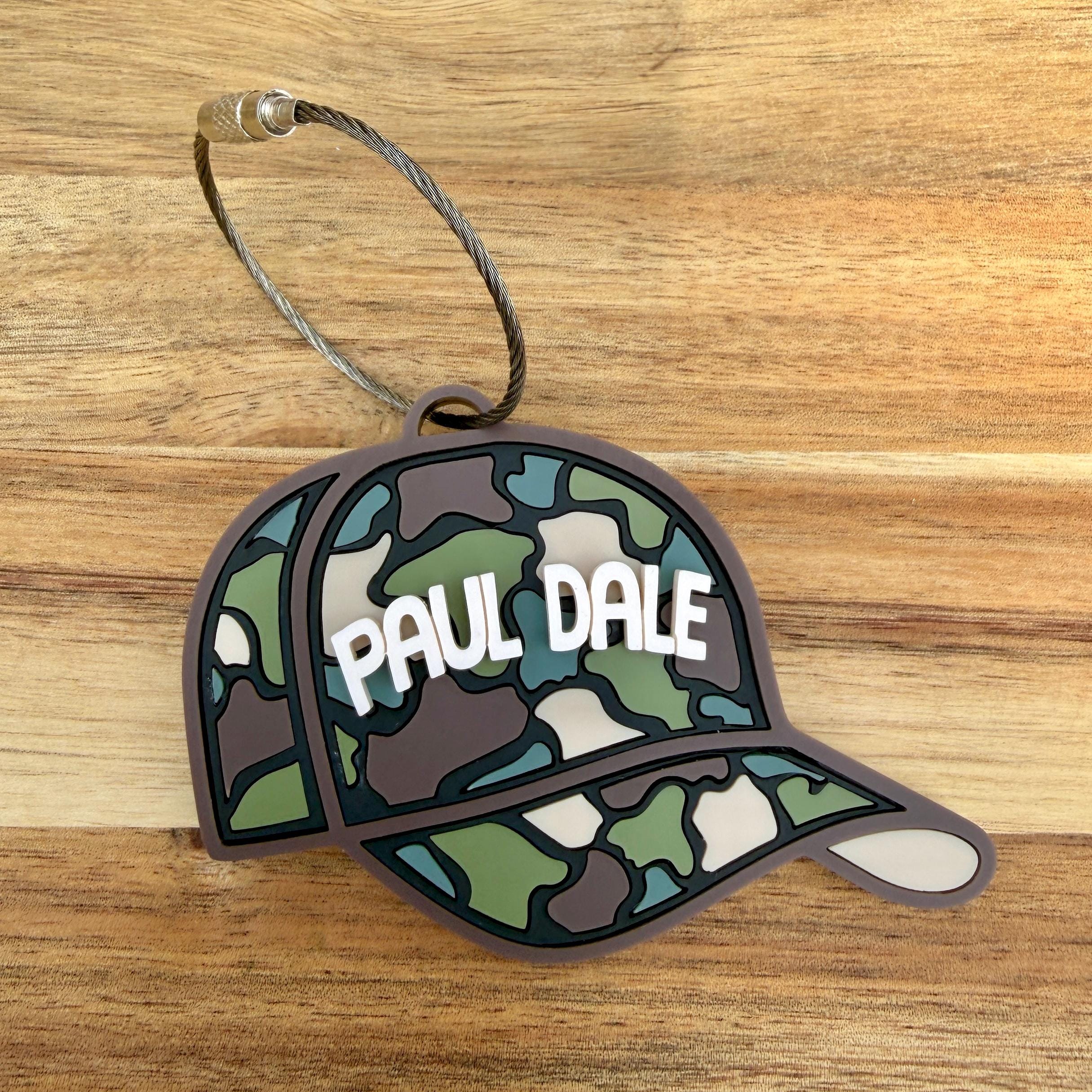 Custom Hat Name Tag view 3