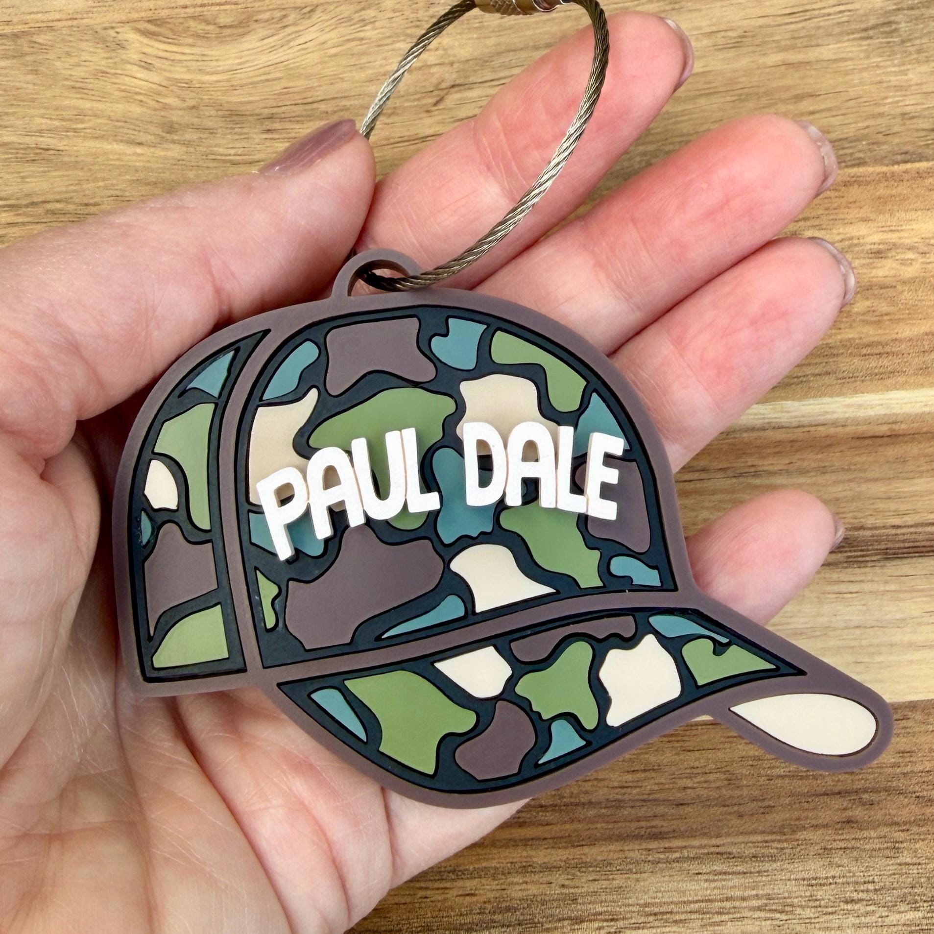 Custom Hat Name Tag view 5